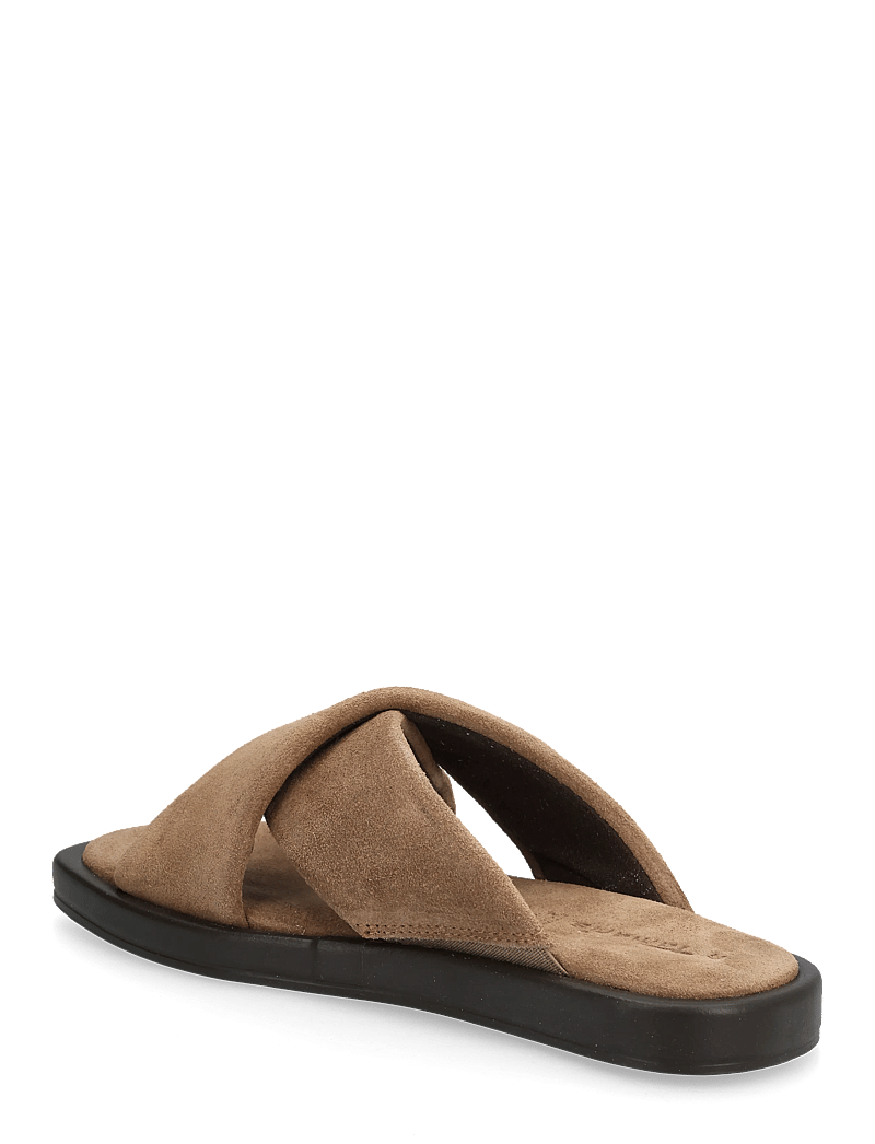 Tamaris - Women Slides - platte sandalen - brown suede - 2