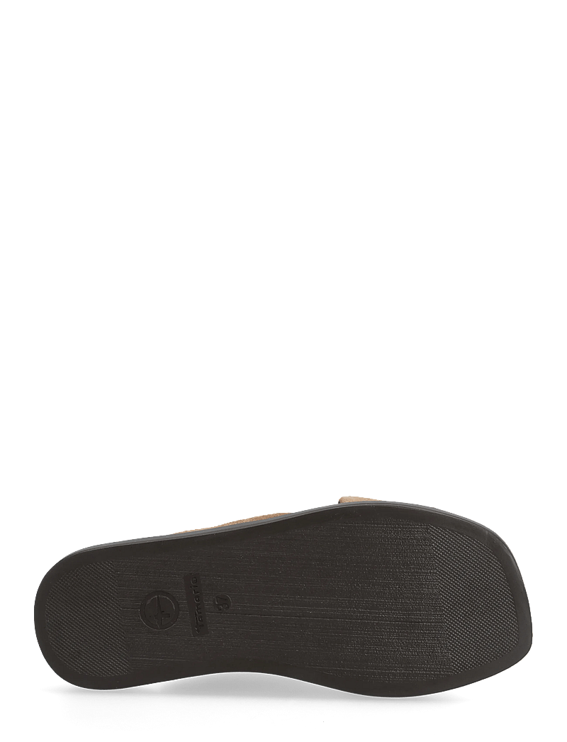 Tamaris - Women Slides - platte sandalen - brown suede - 4