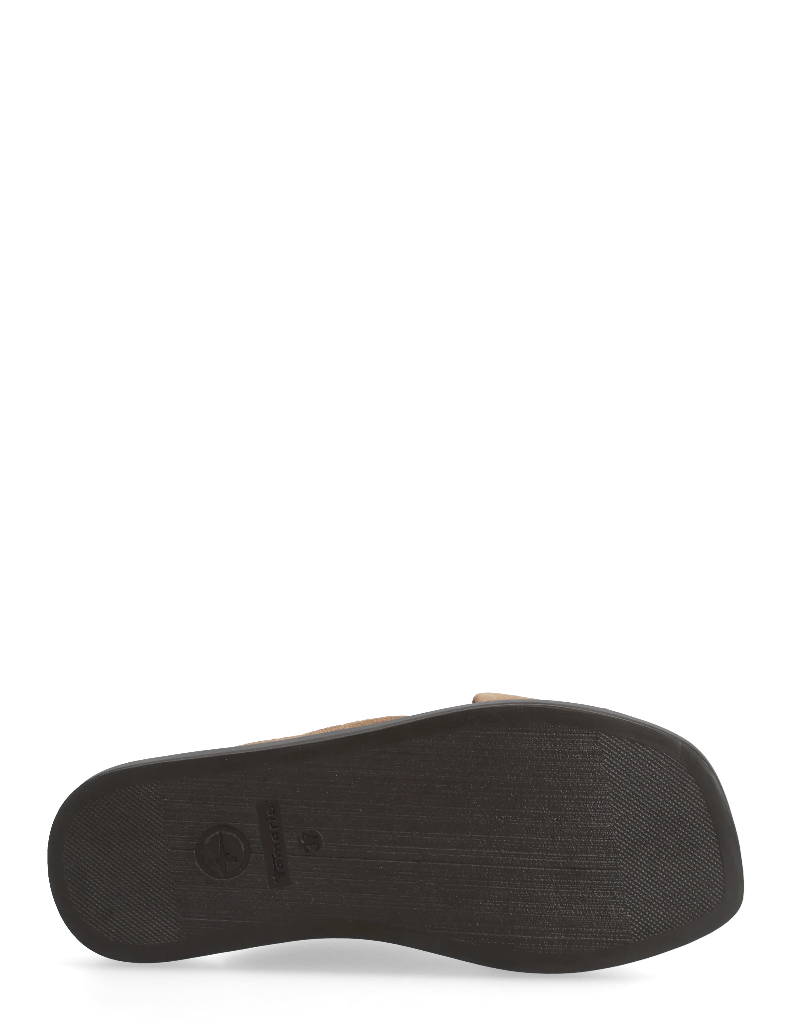 Tamaris - Women Slides - flat sandals - brown suede - 4