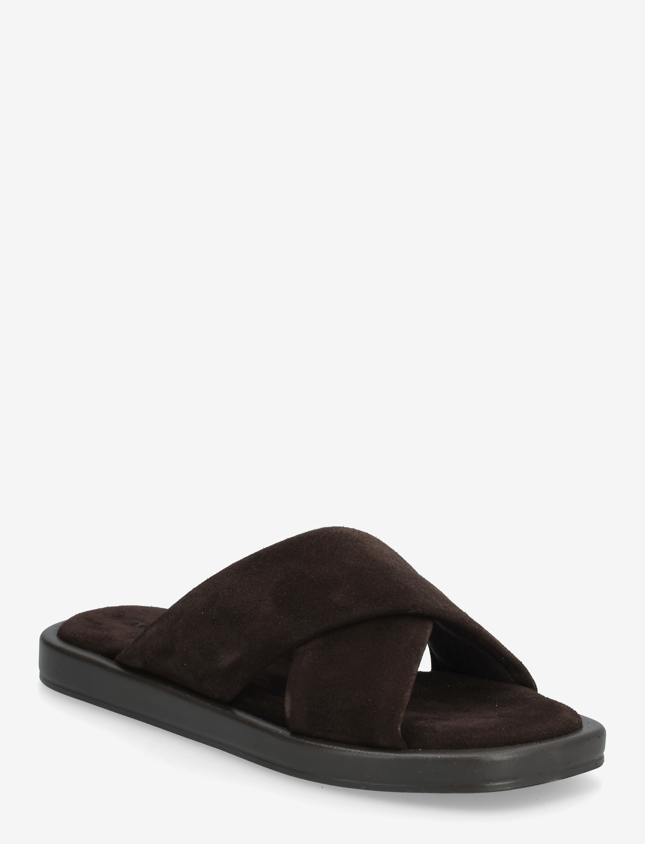 Tamaris - Women Slides - platte sandalen - mocca suede - 0