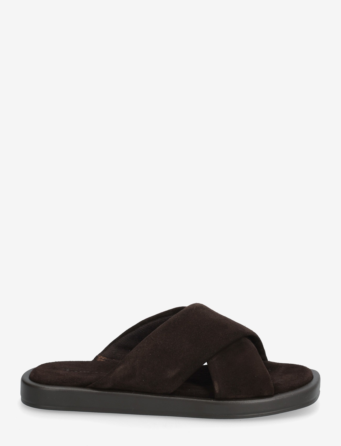 Tamaris - Women Slides - platte sandalen - mocca suede - 1