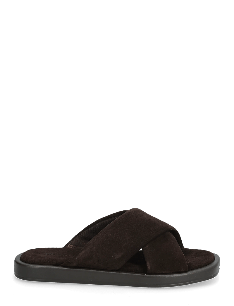 Tamaris - Women Slides - platte sandalen - mocca suede - 1
