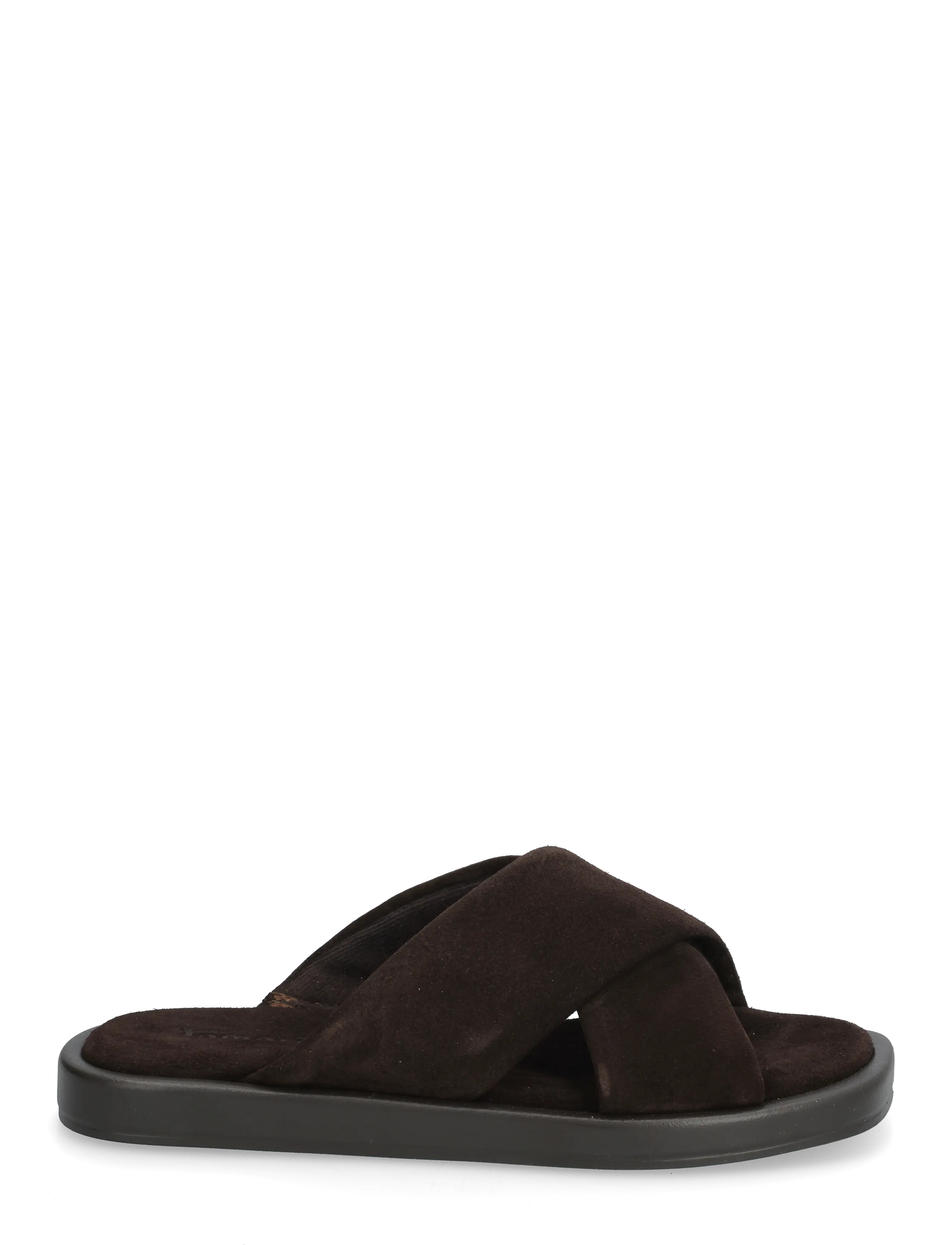 Tamaris - Women Slides - flate sandaler - mocca suede - 1
