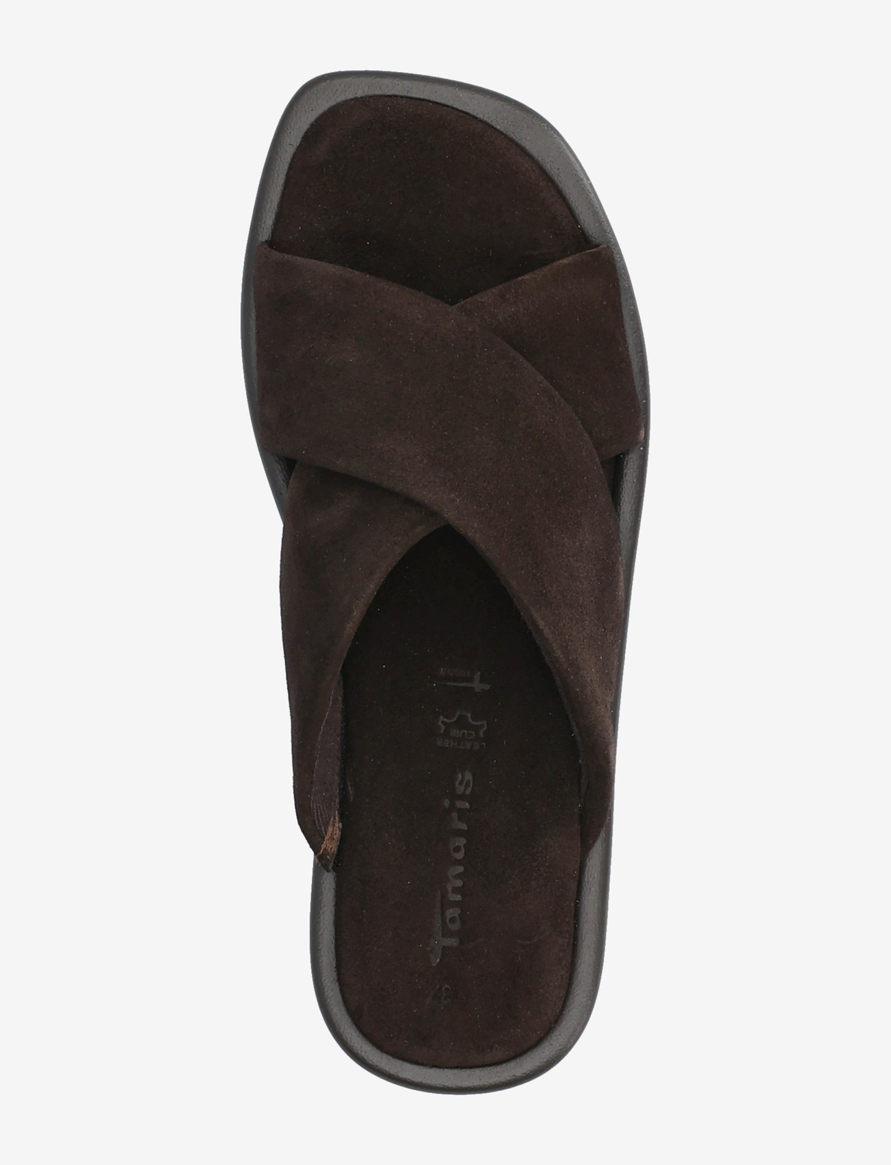 Tamaris - Women Slides - platte sandalen - mocca suede - 3