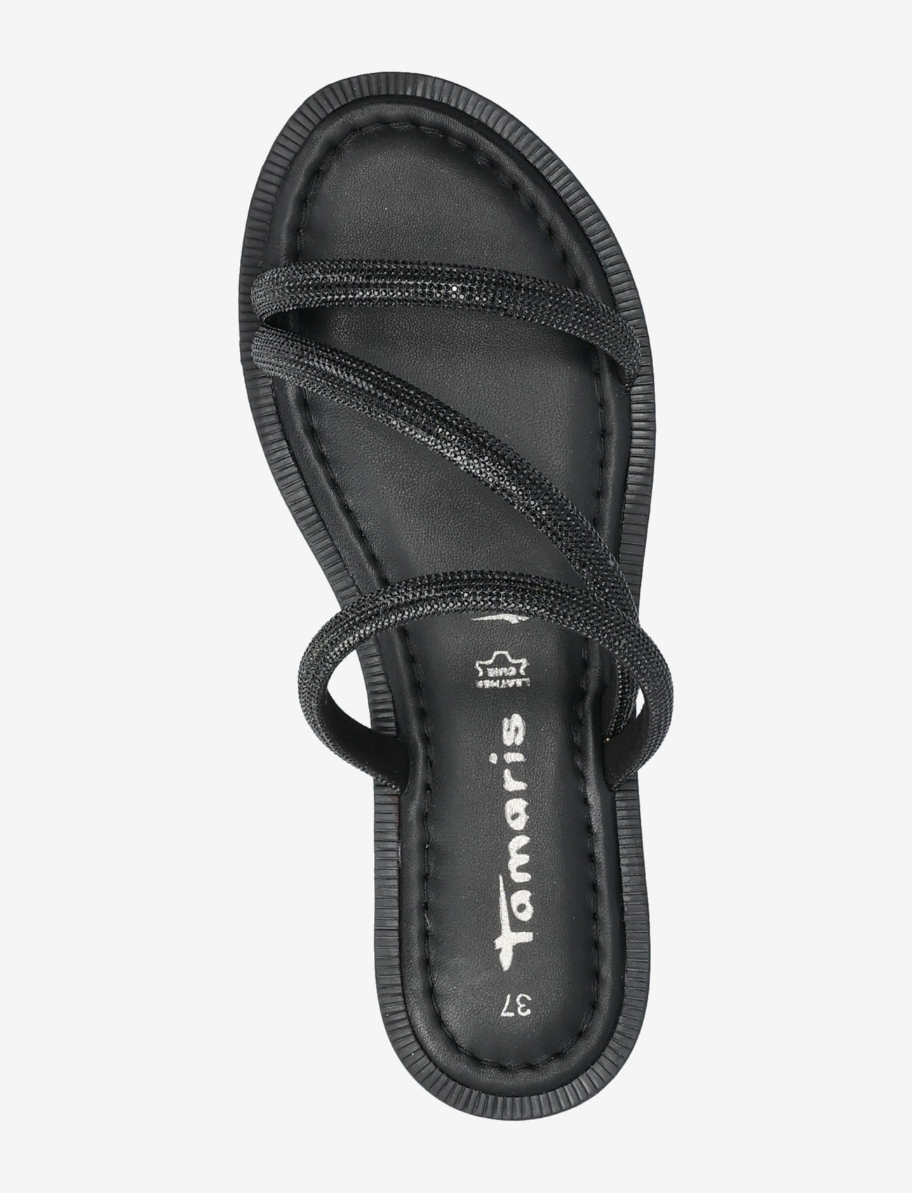 Tamaris - Women Slides - flade sandaler - black glam - 3