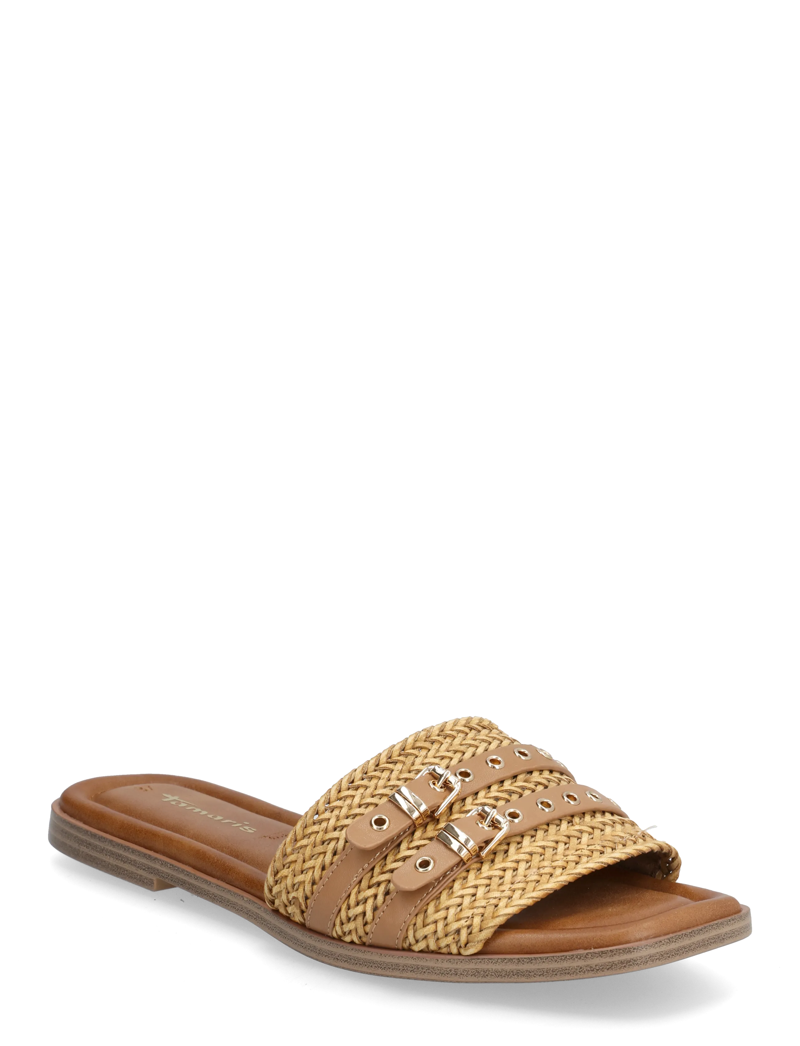 TAMARIS Damen Slides Braun - 36 - Damen