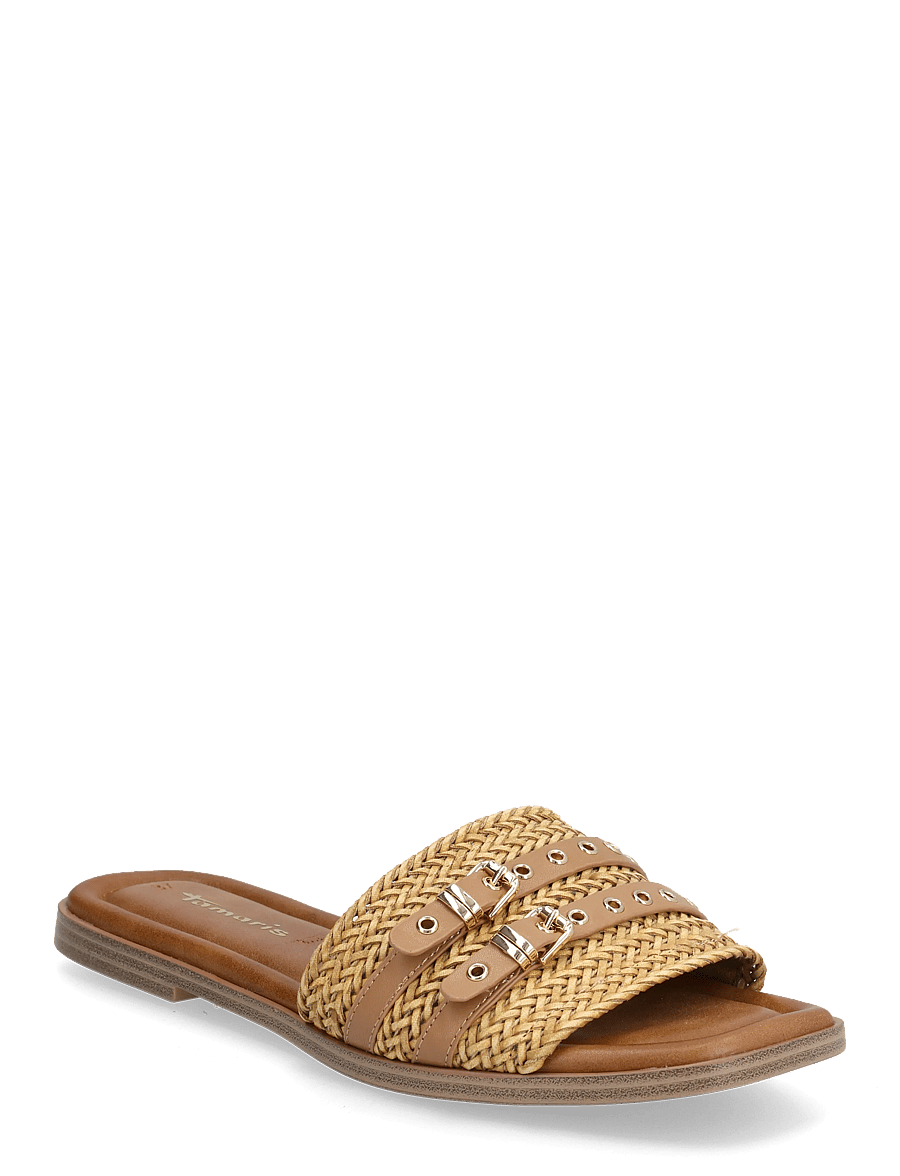 Tamaris - Women Slides - flache sandalen - camel - 1