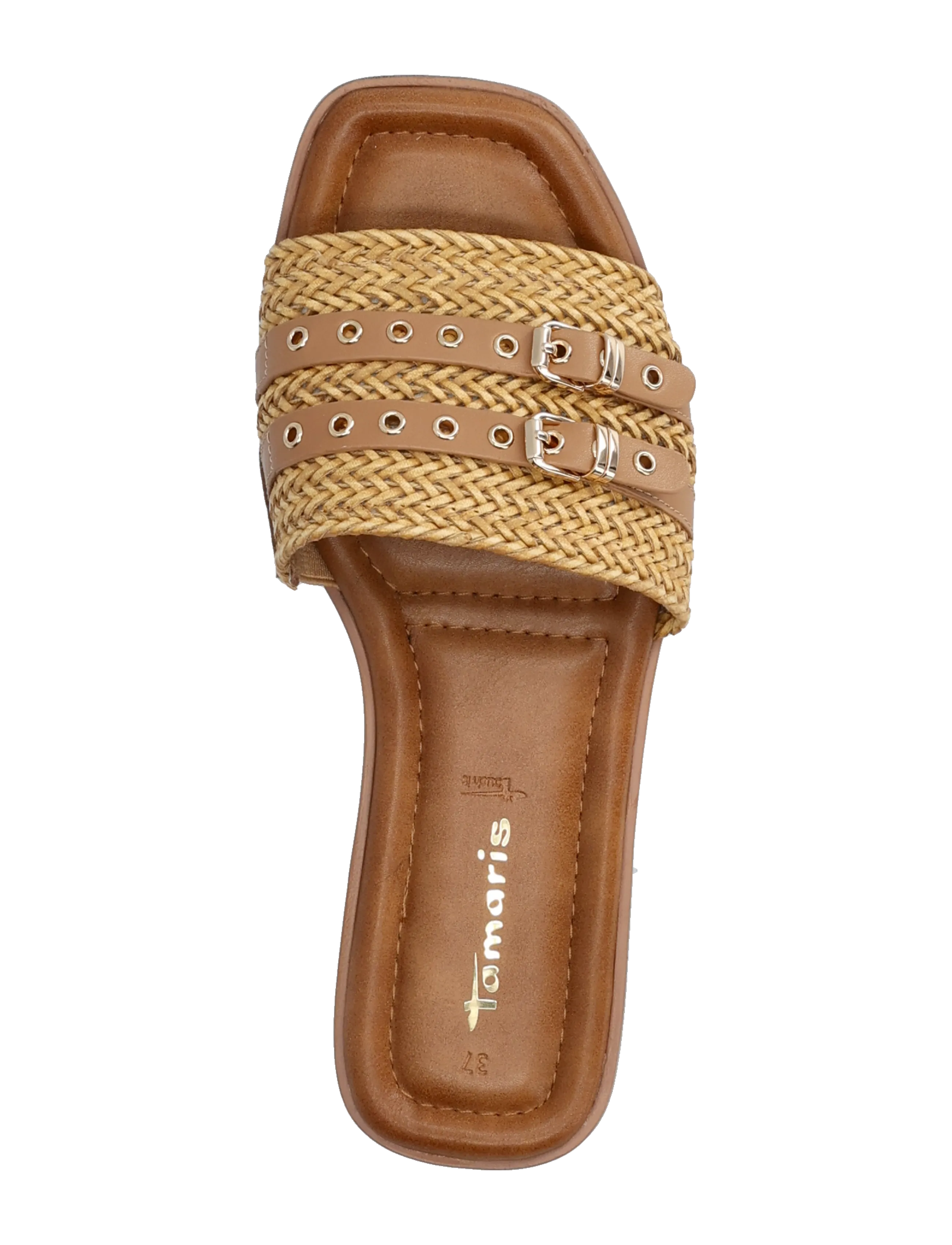 Tamaris - Women Slides - flade mules - camel - 4