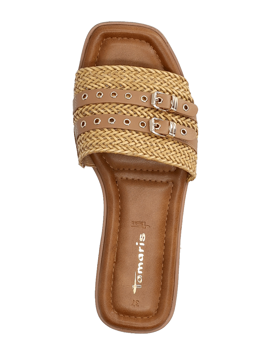 Tamaris - Women Slides - flache sandalen - camel - 4