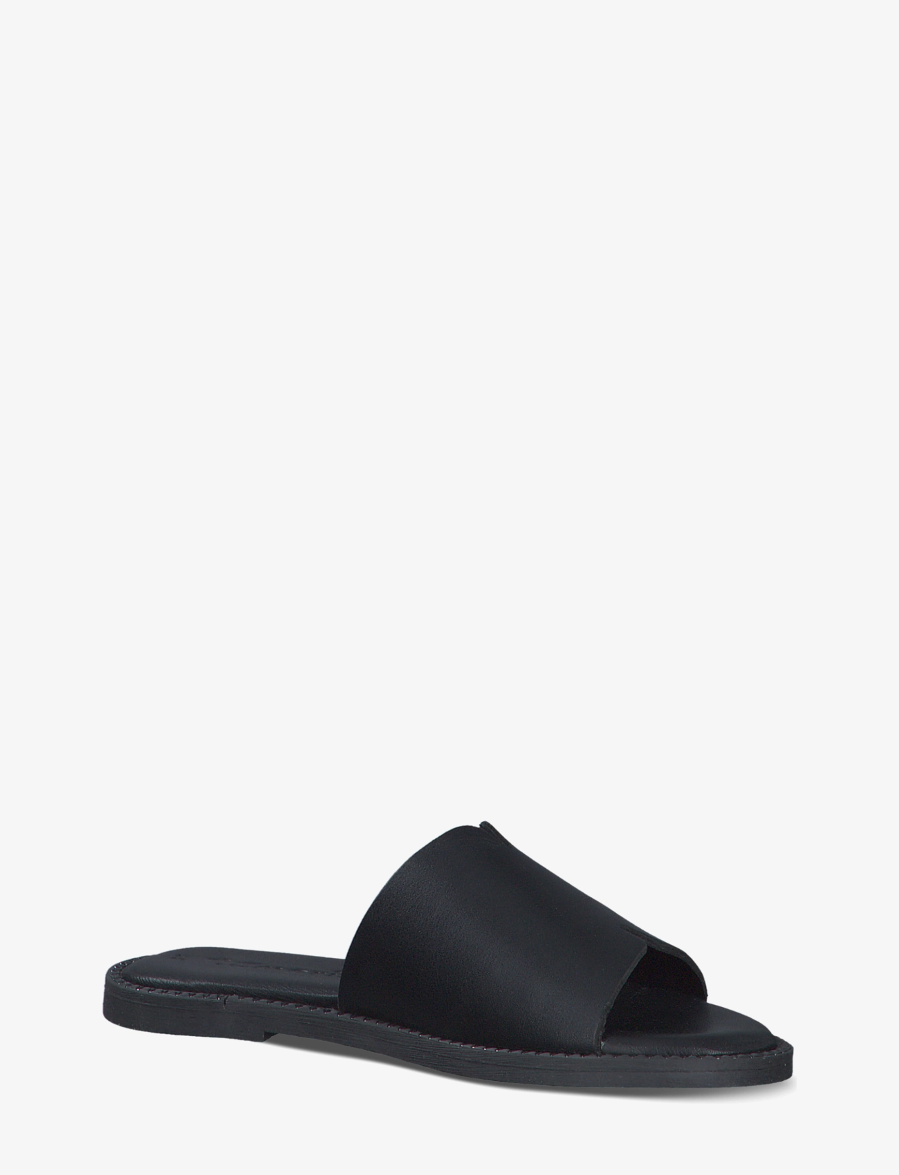 Tamaris Women Slides, Kvinder, Flade Slide Sandaler, Sort, Str: 36