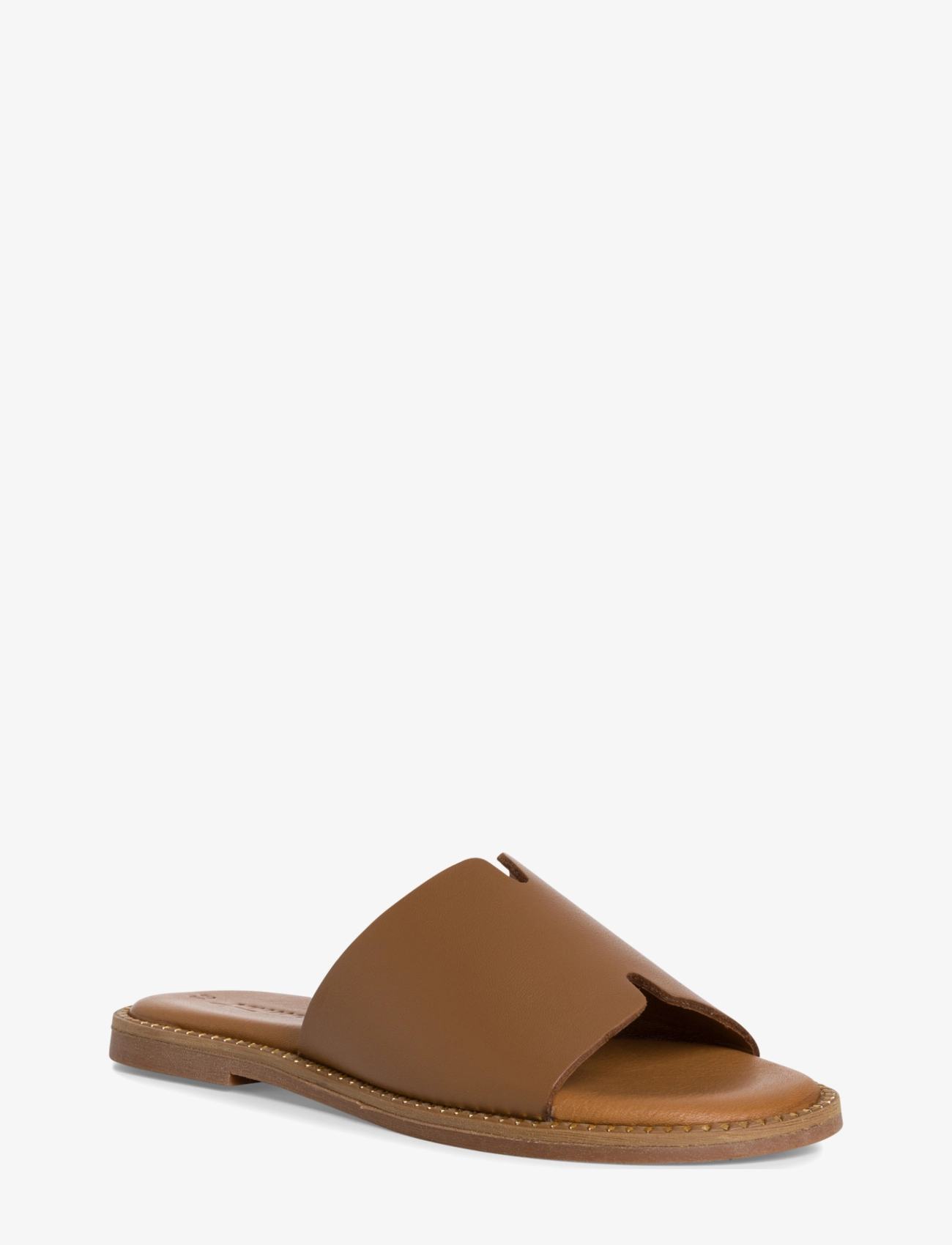 Tamaris Women Slides, Kvinder, Flade Slide Sandaler, Brun, Str: 38