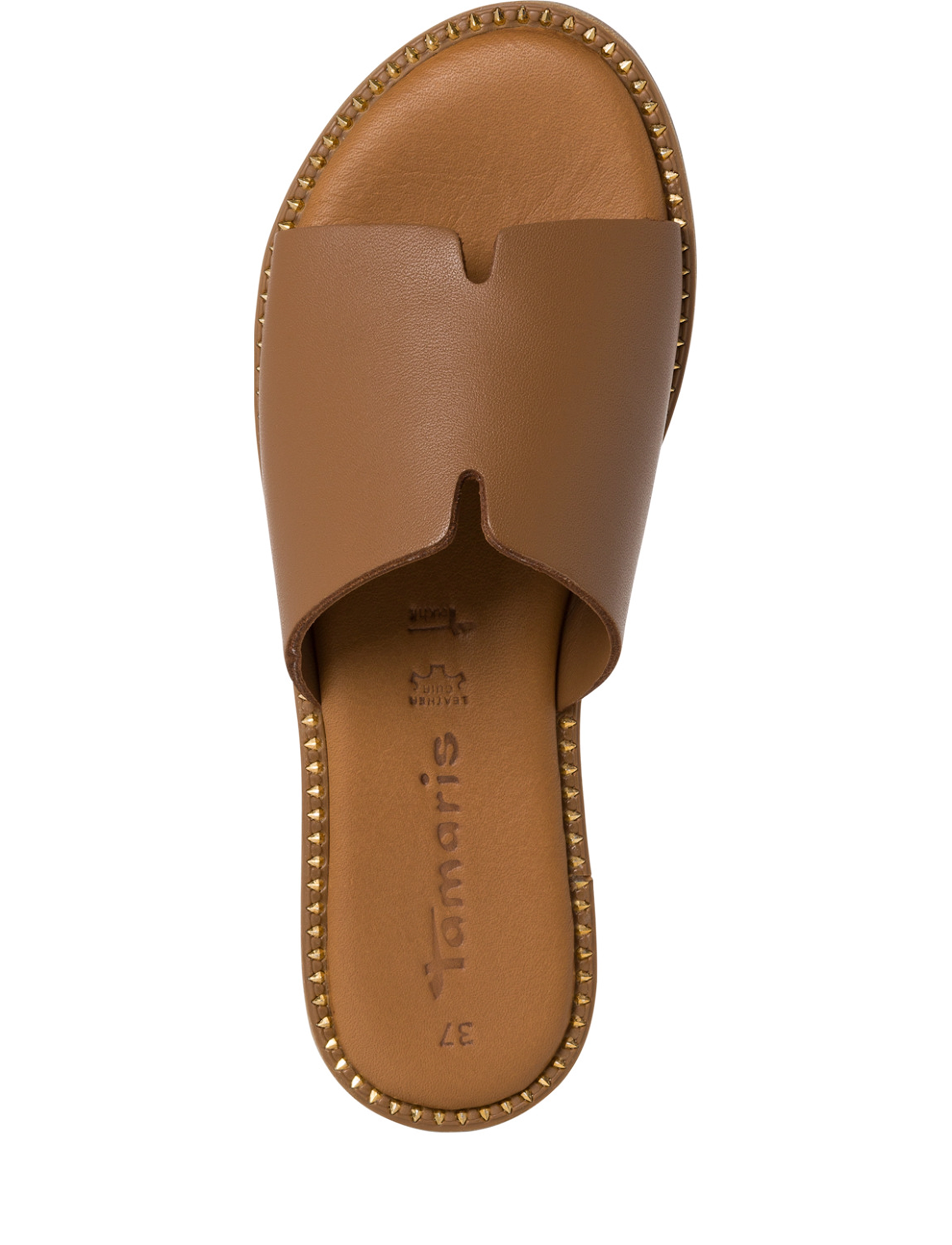 Tamaris - Women Slides - flate sandaler - cognac - 1