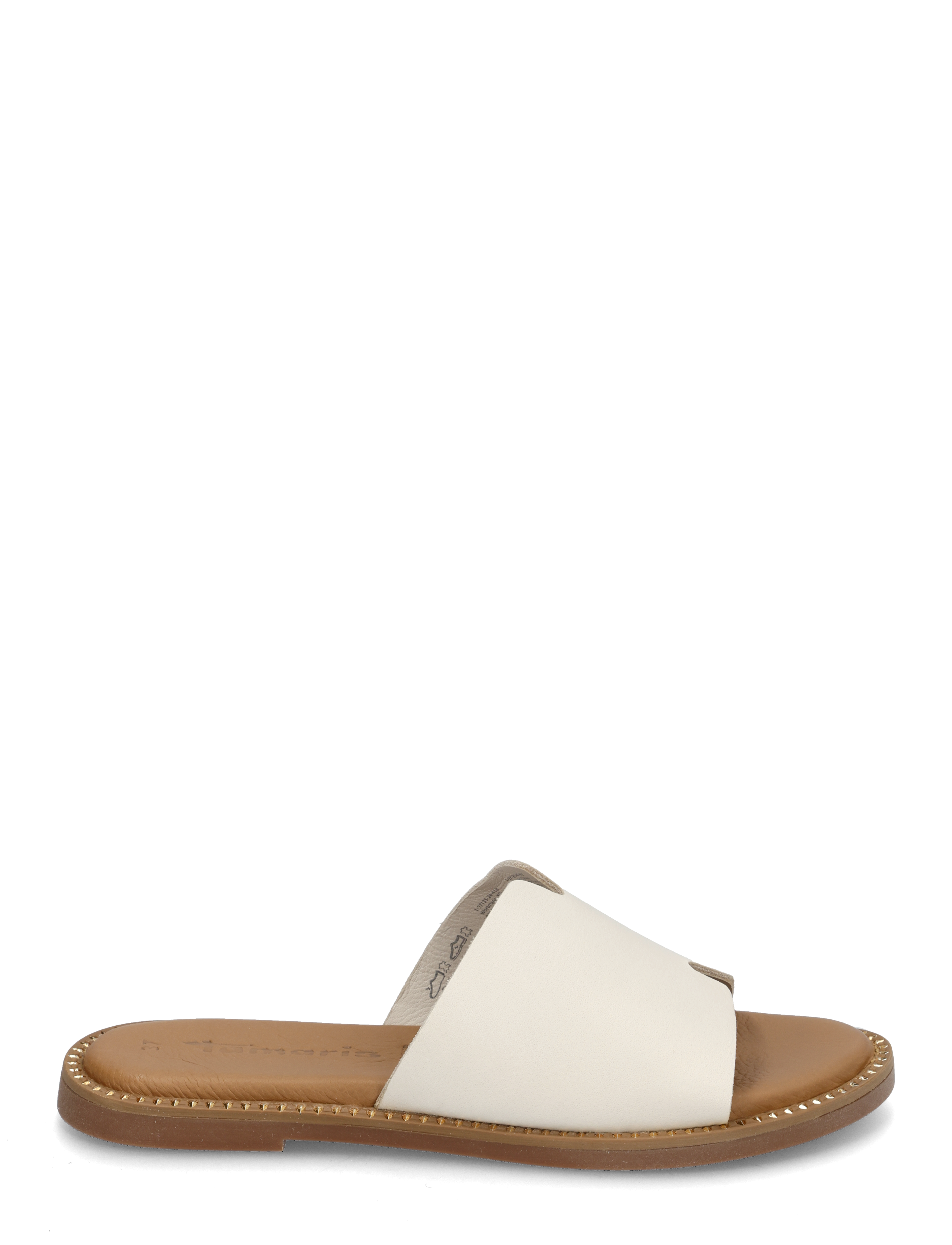 Tamaris - Women Slides - platta sandaler - ivory - 1
