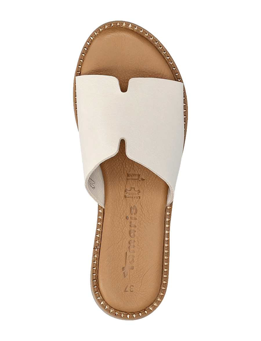 Tamaris - Women Slides - platta sandaler - ivory - 3