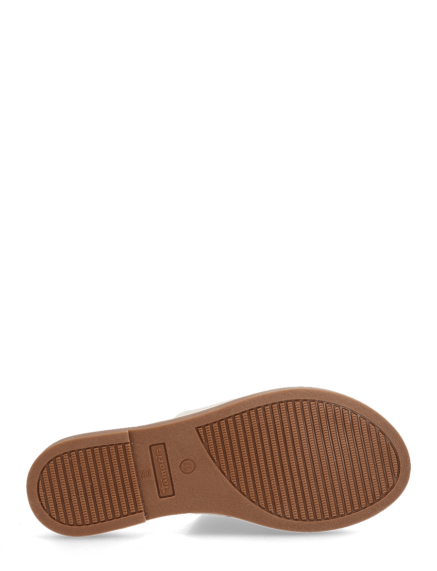 Tamaris - Women Slides - platta sandaler - ivory - 4