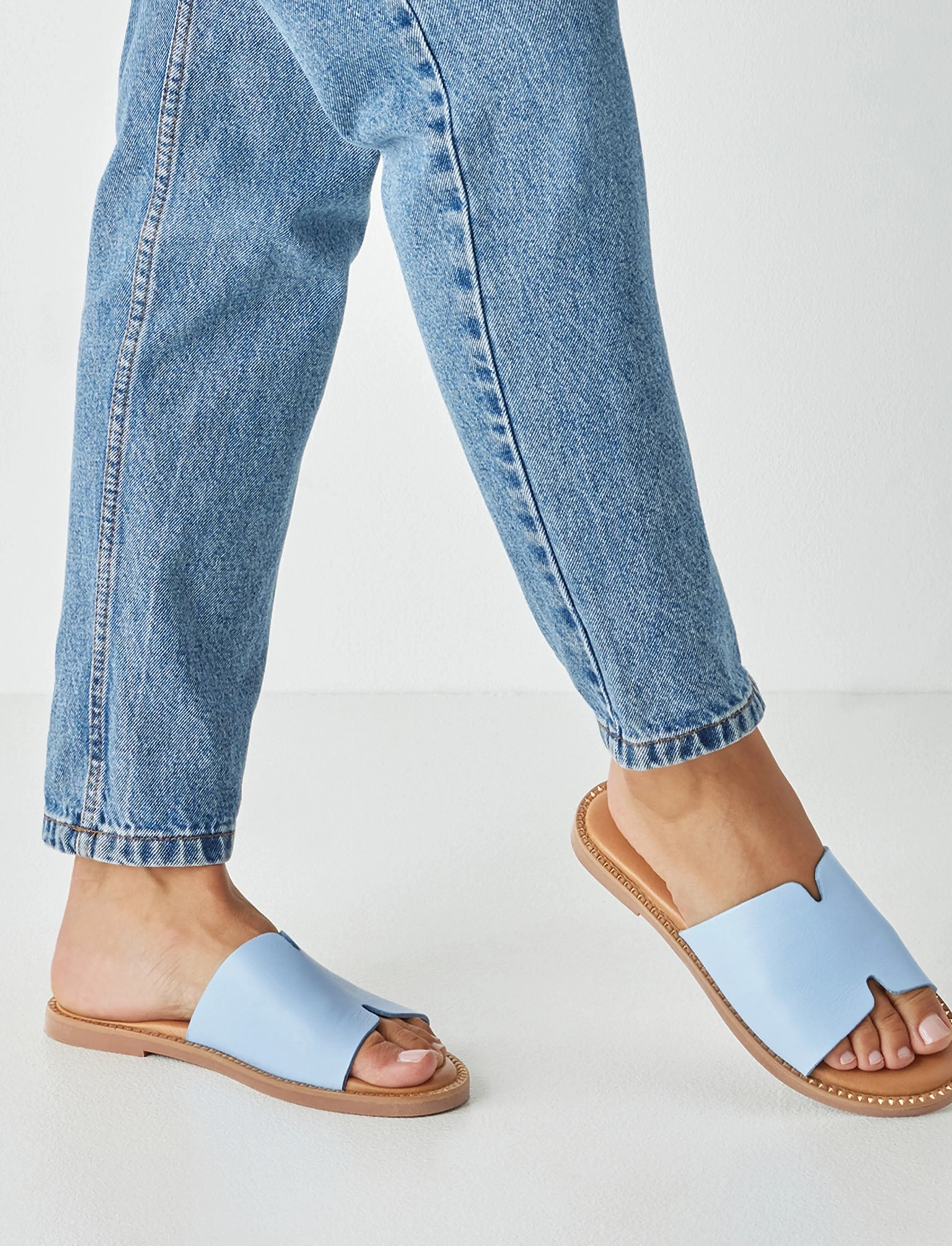 Tamaris - Women Slides - platta sandaler - light blue - 5
