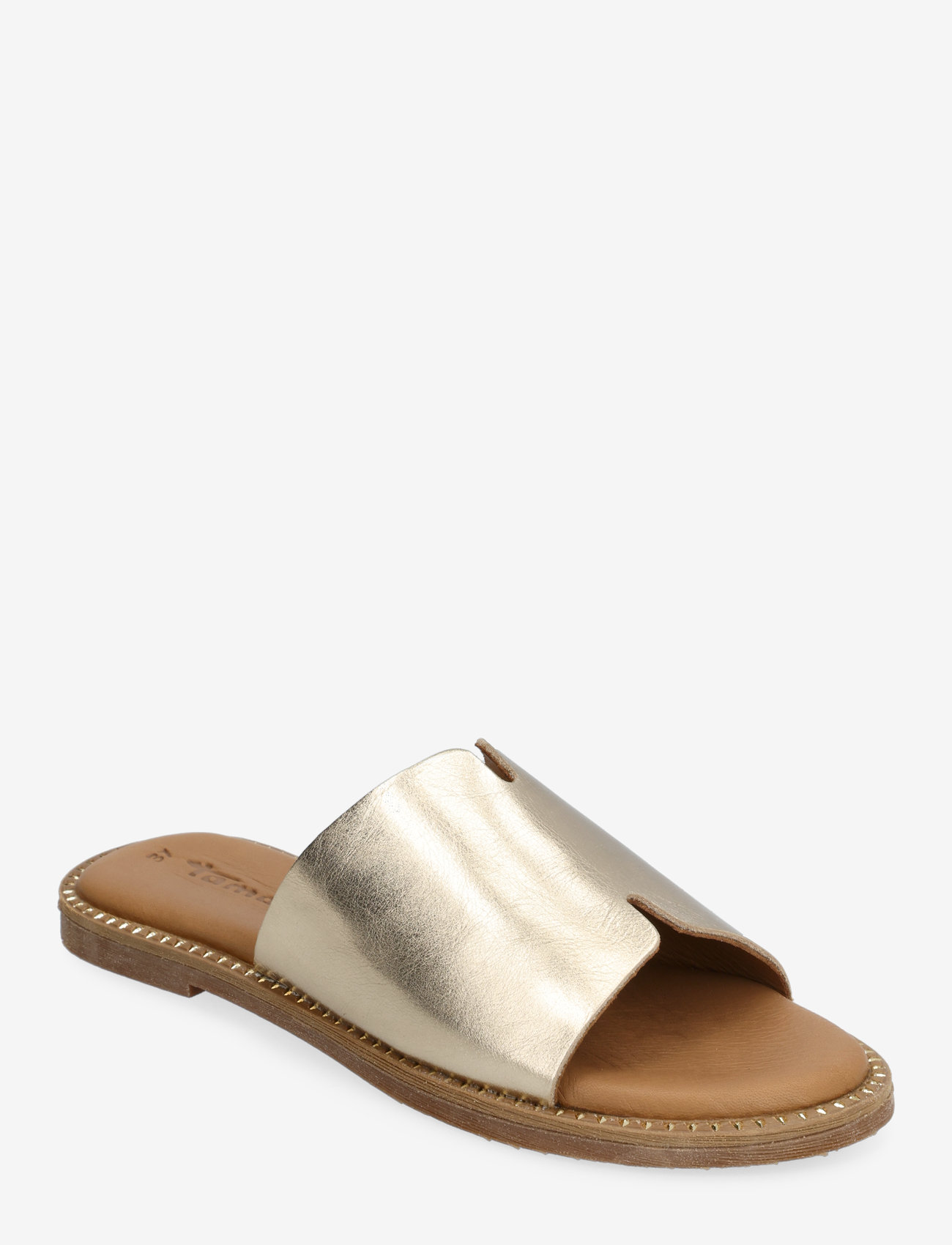 Tamaris - Women Slides - matalat sandaalit - light gold - 0