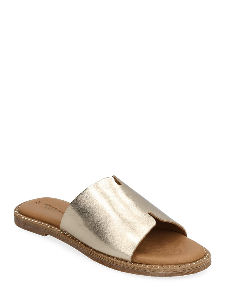 Tamaris - Women Slides - flatir sandalar - light gold - 0