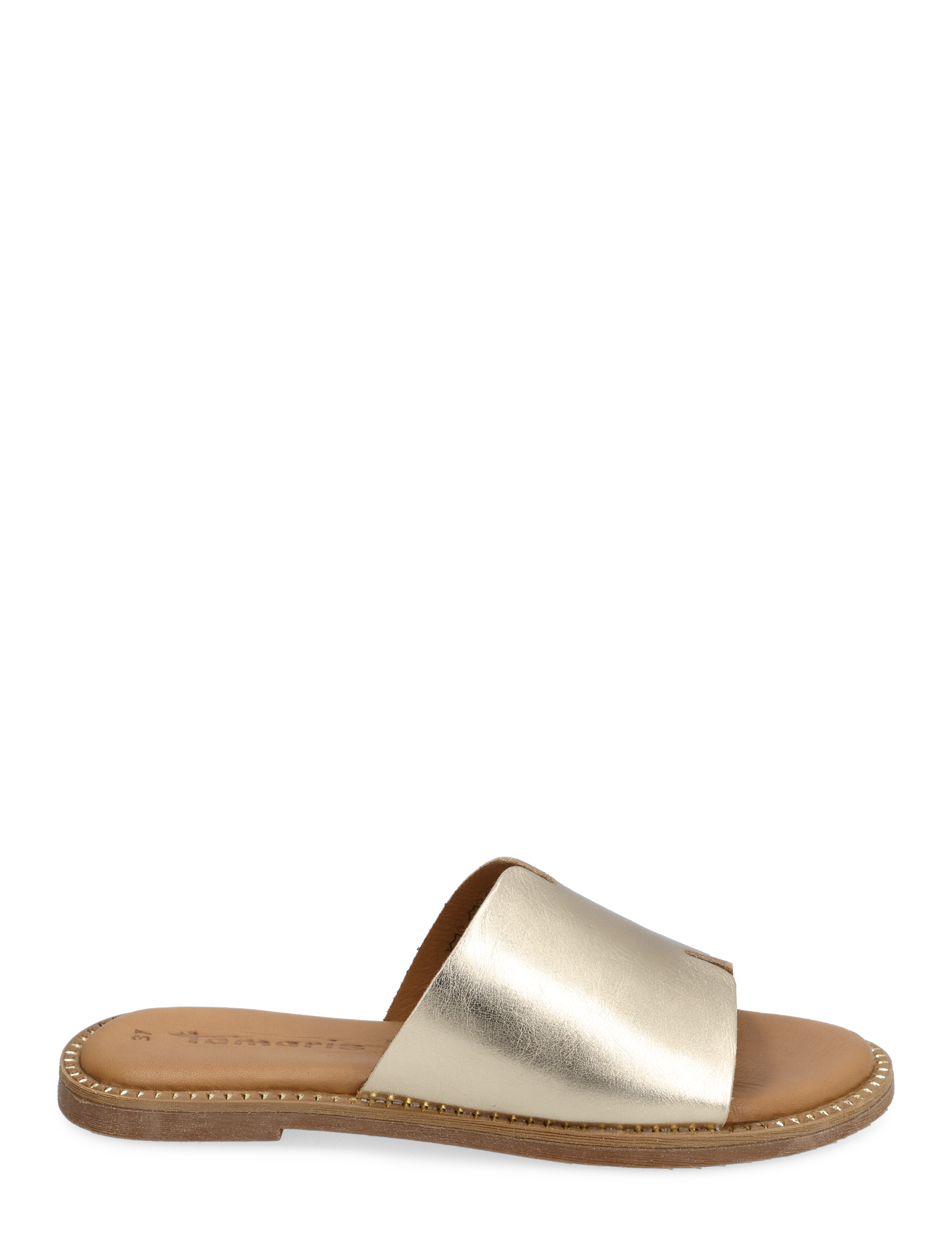 Tamaris - Women Slides - flatir sandalar - light gold - 1