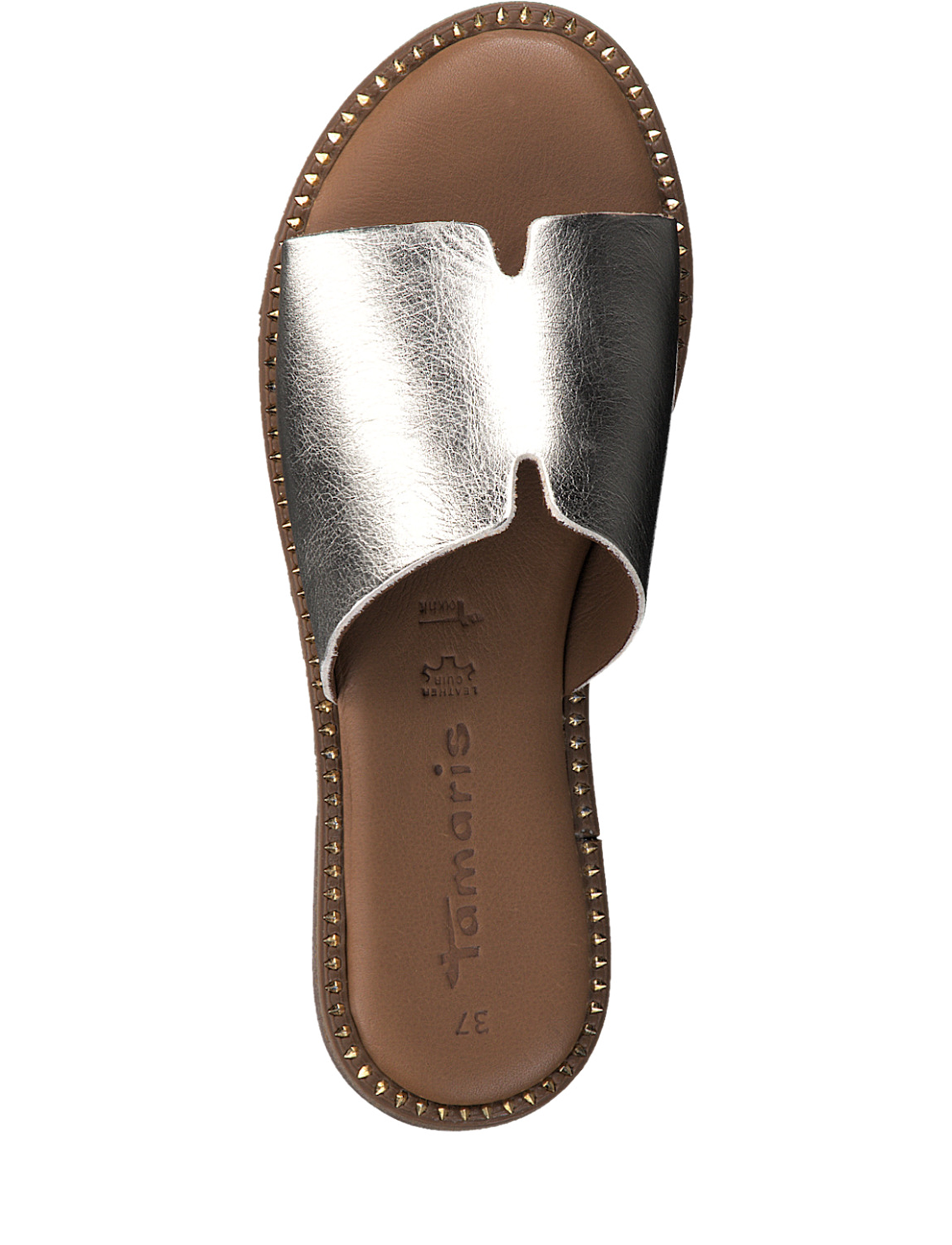 Tamaris - Women Slides - flatir sandalar - light gold - 2