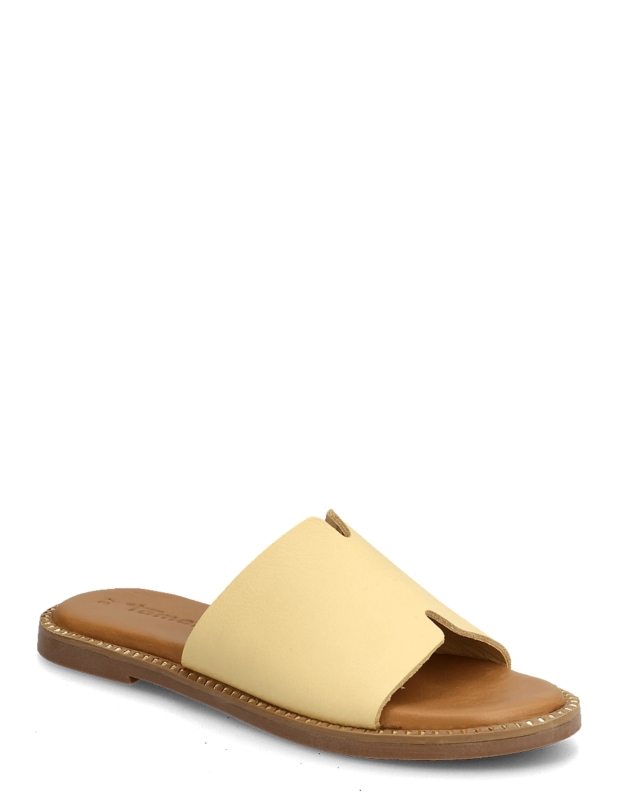 Tamaris - Women Slides - flache sandalen - soft lemon - 0