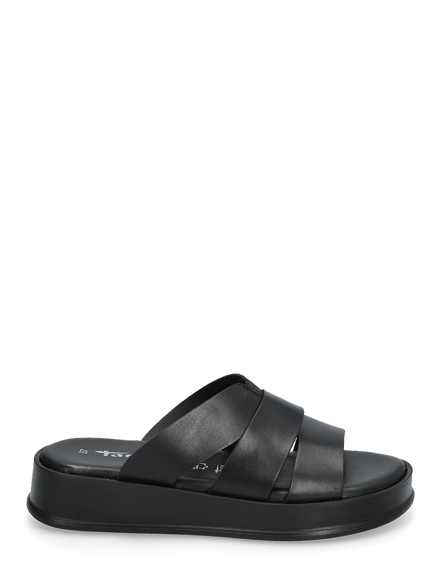 Tamaris - Women Slides - plateau-sandalen - black - 1