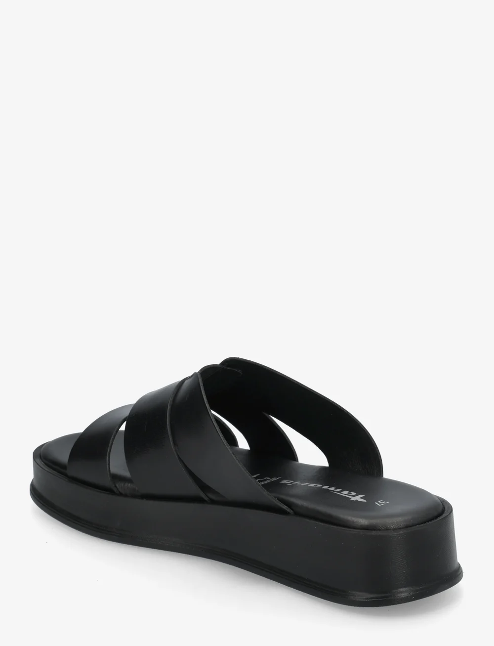 Tamaris - Women Slides - platformsandalen - black - 2