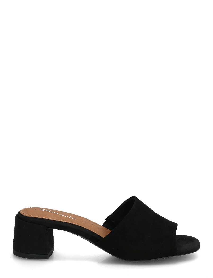 Tamaris - Women Slides - konfirmation - black suede - 1