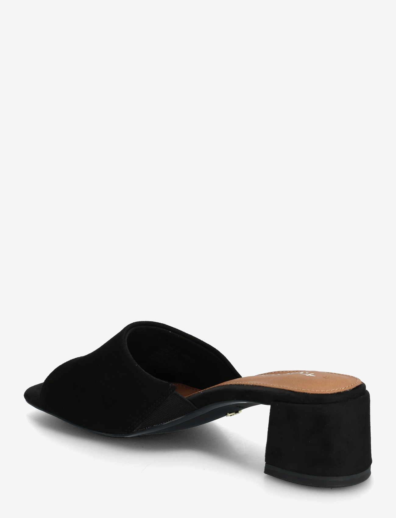 Tamaris - Women Slides - konfirmationstøj - black suede - 2