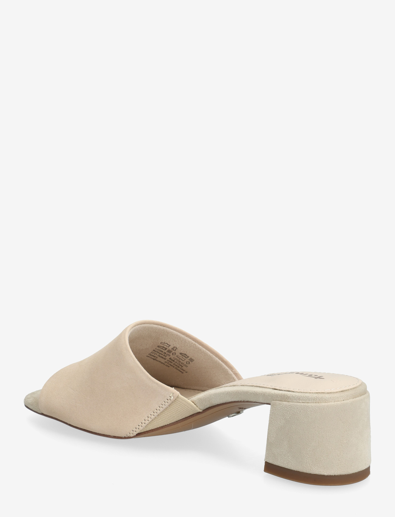 Tamaris - Women Slides - konfirmatsioon - nude suede - 2
