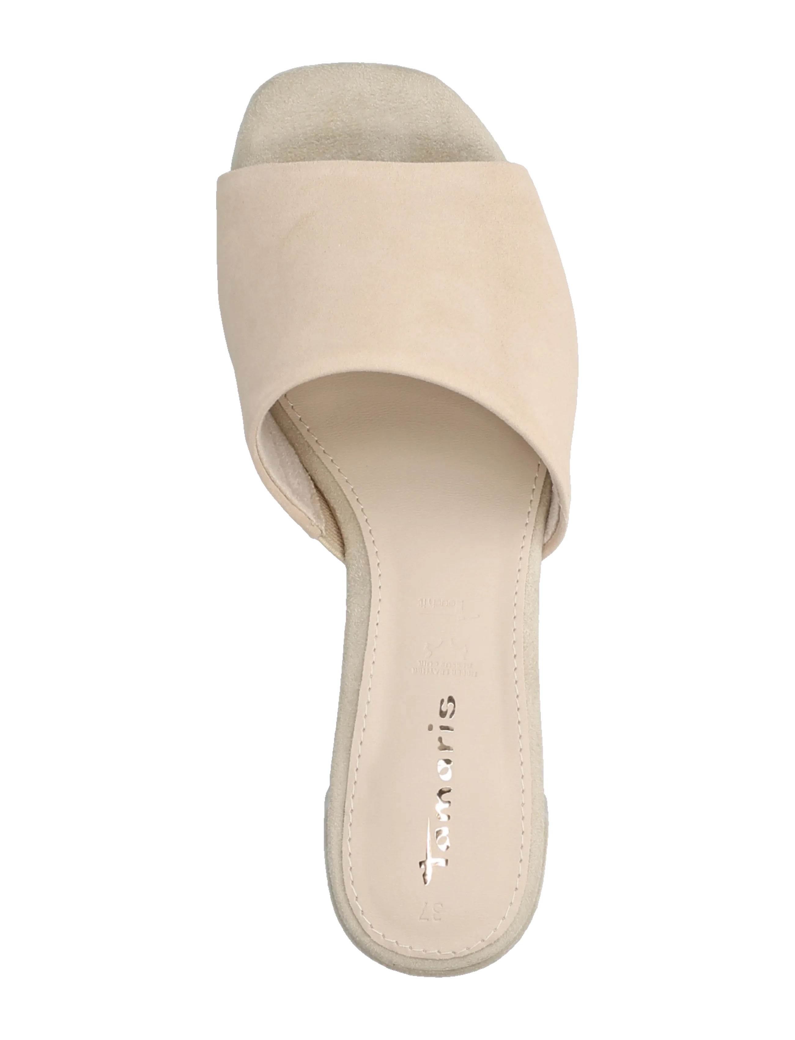 Tamaris - Women Slides - confirmation - nude suede - 3
