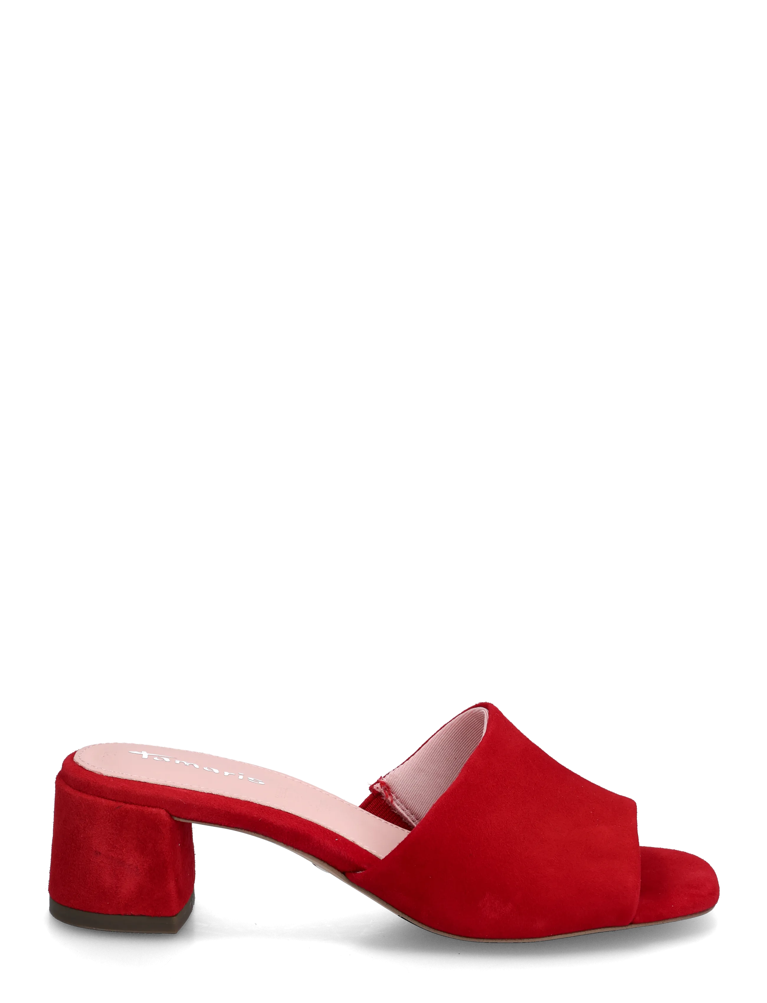 Tamaris - Women Slides - confirmation - red suede - 1