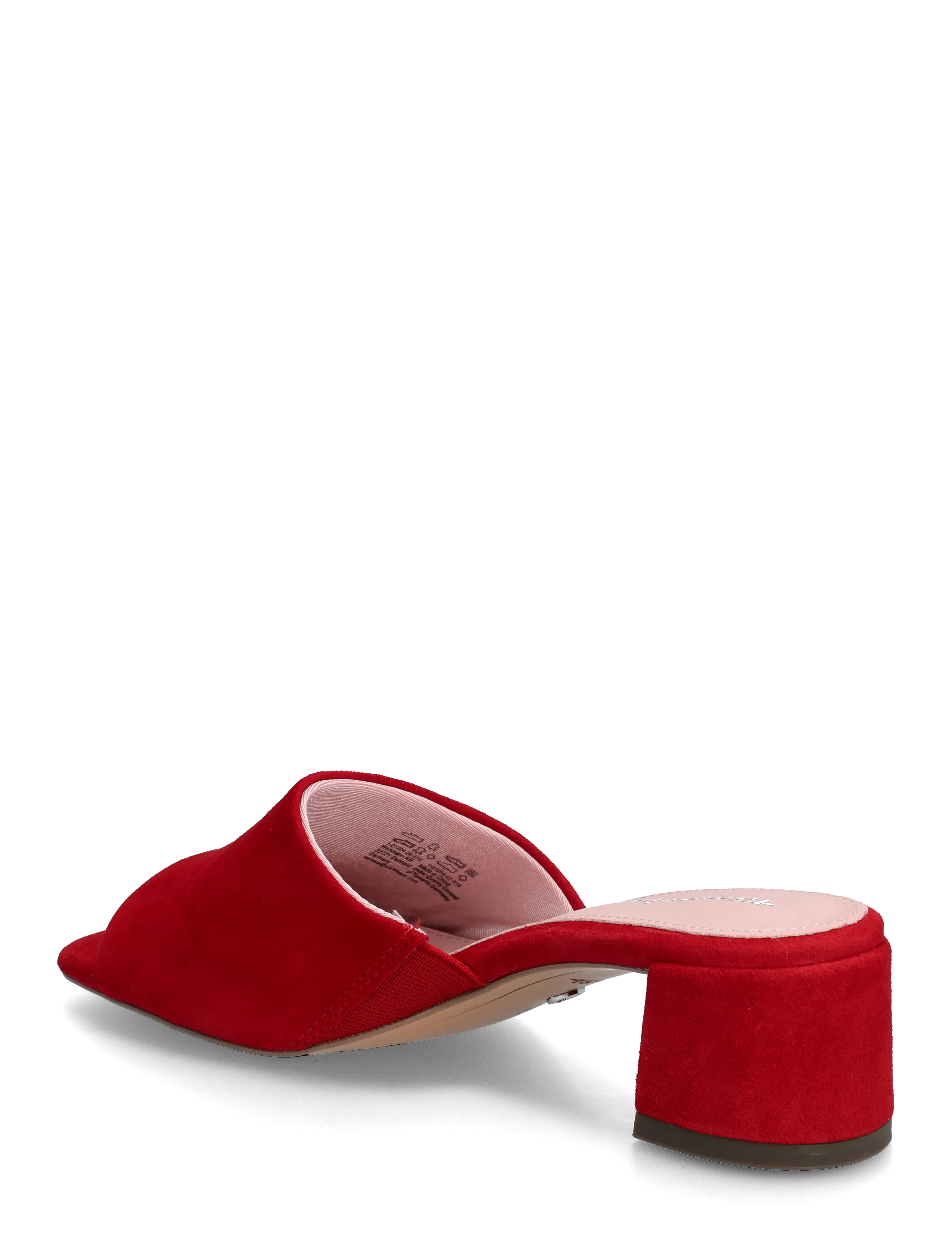 Tamaris - Women Slides - confirmation - red suede - 2