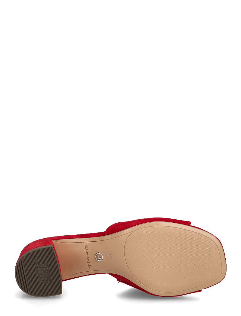 Tamaris - Women Slides - konfirmatsioon - red suede - 4
