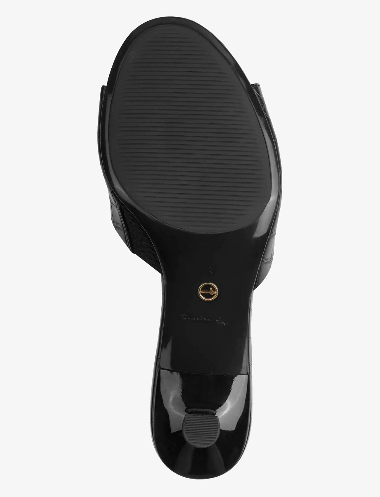 Tamaris - Women Slides - konfirmationstøj - black croco - 3