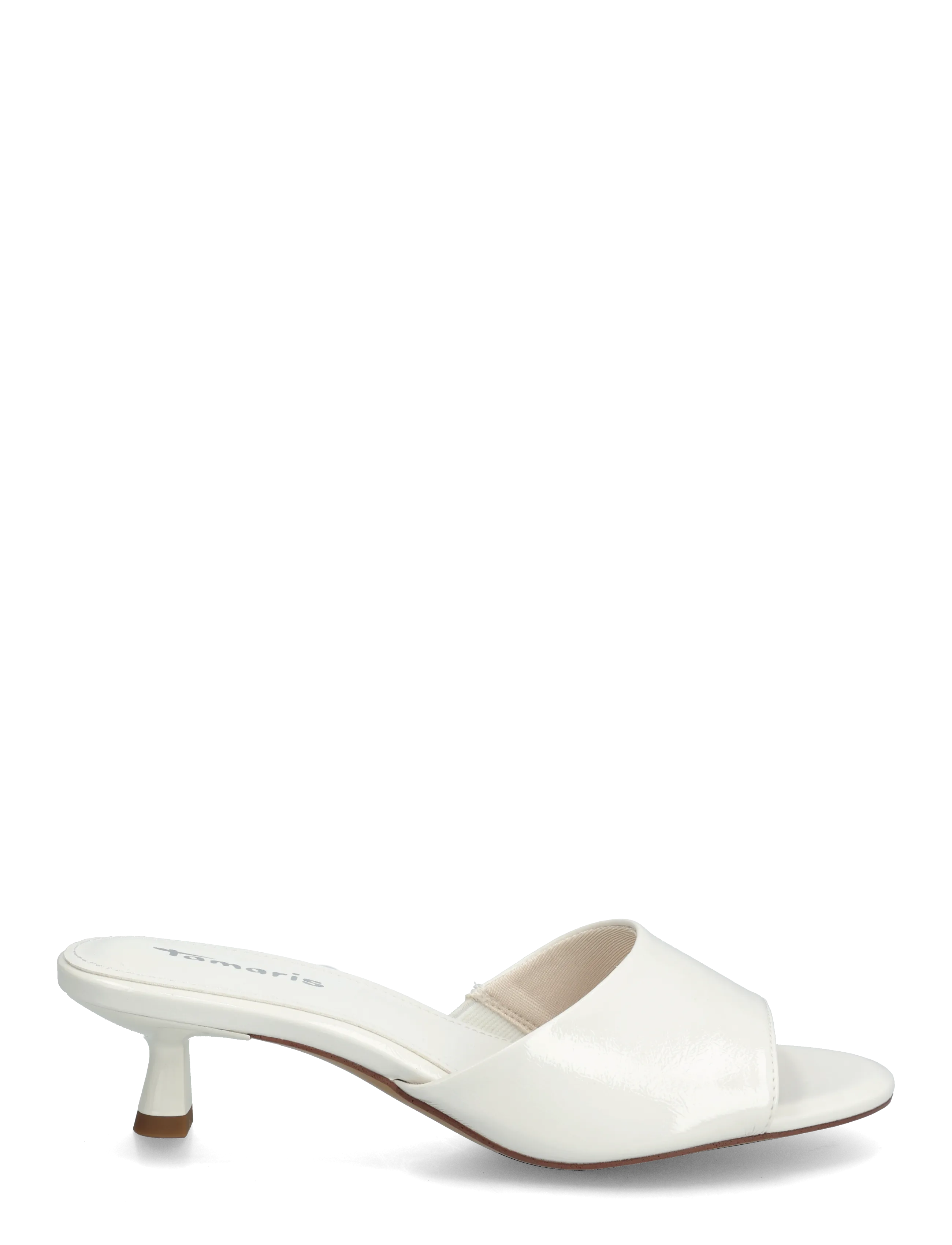 Tamaris - Women Slides - heeled mules - white - 1