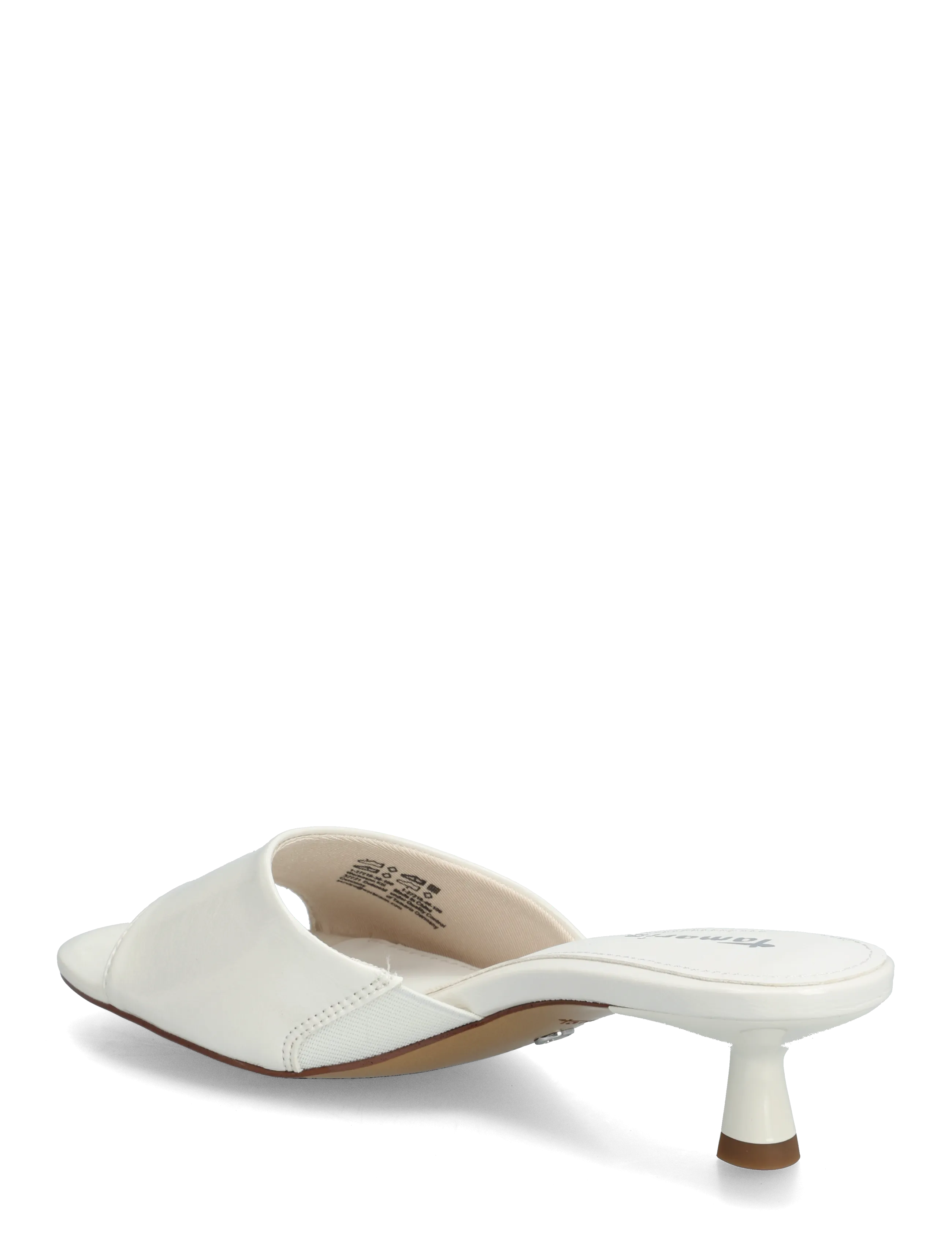 Tamaris - Women Slides - heeled mules - white - 2