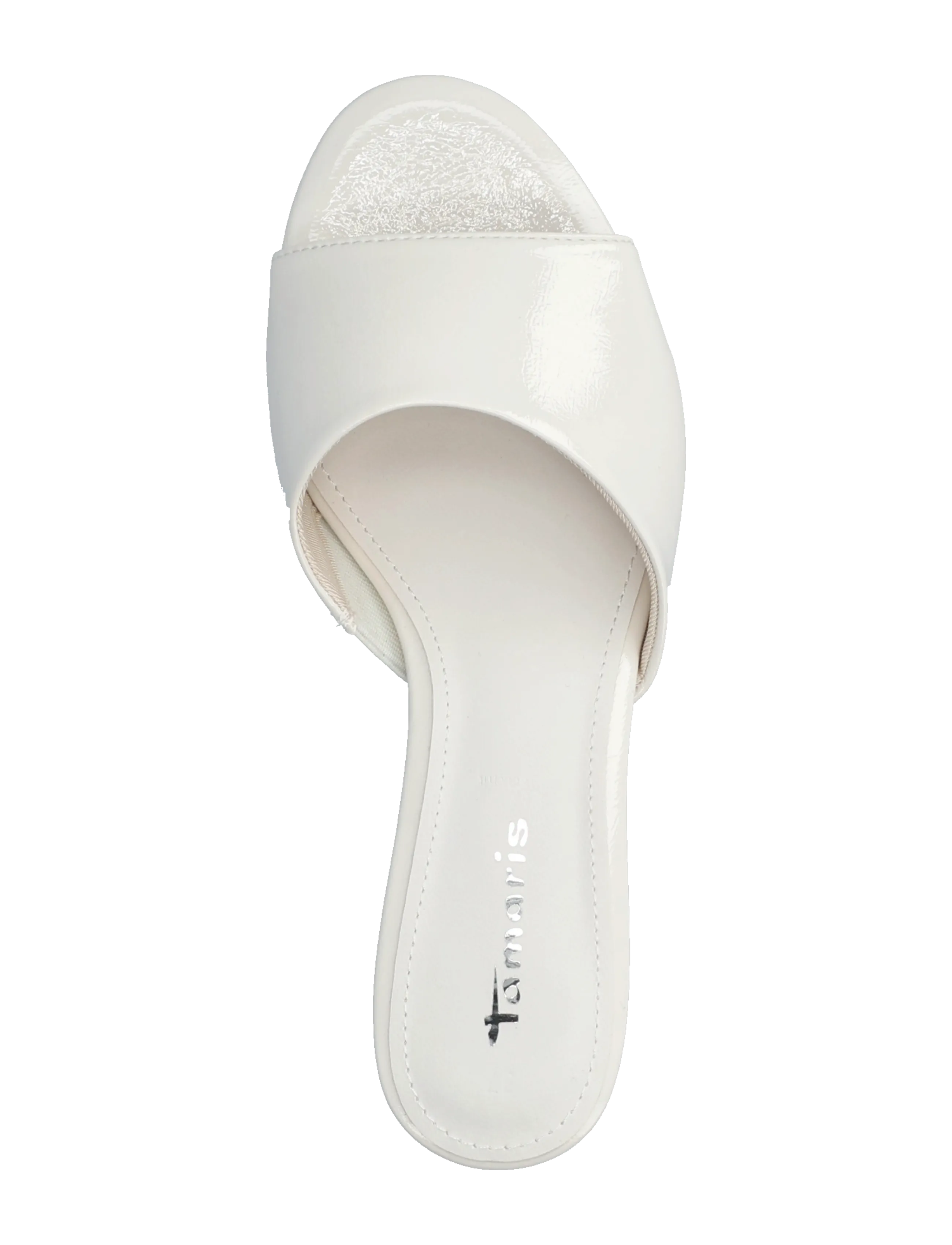 Tamaris - Women Slides - heeled mules - white - 3