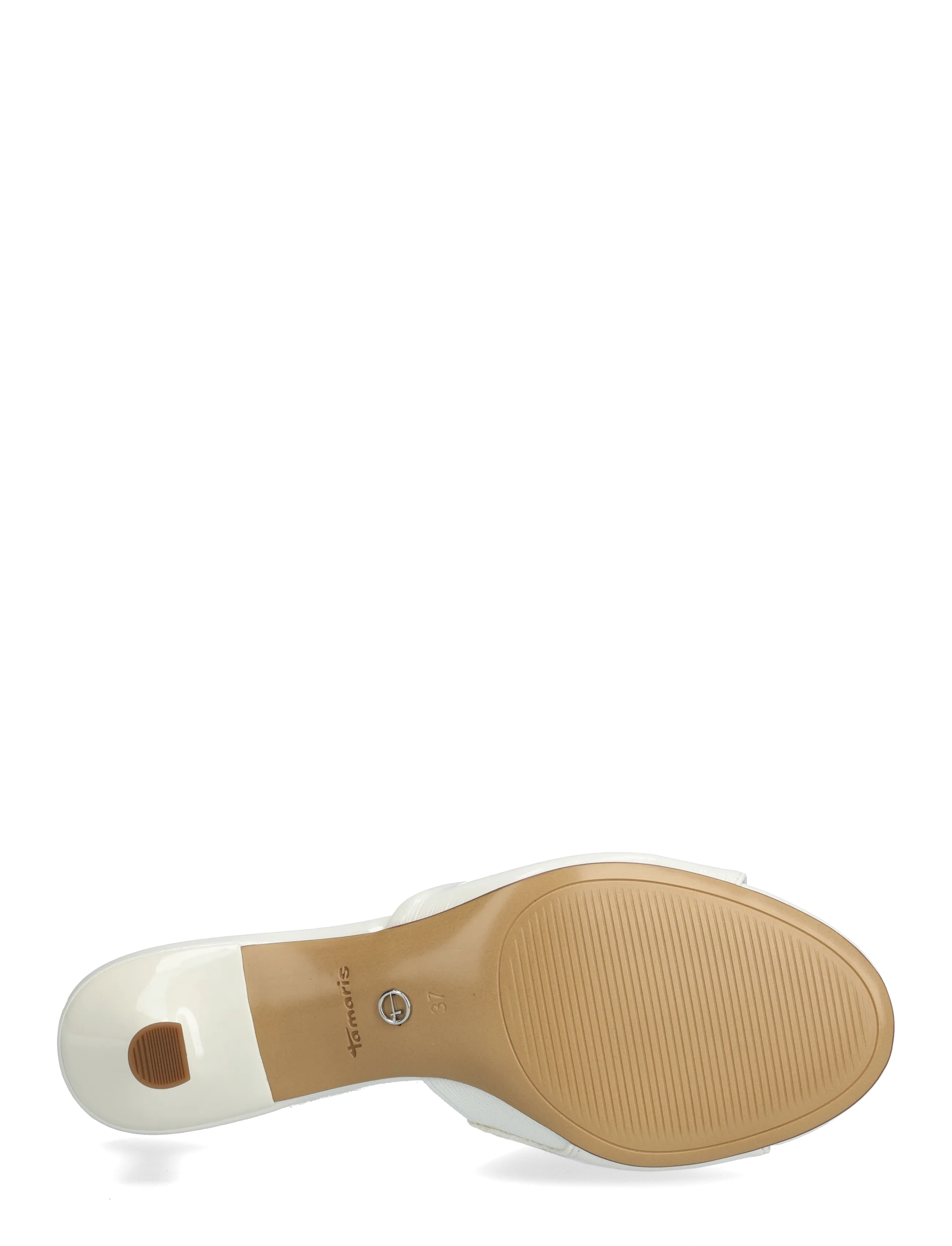 Tamaris - Women Slides - heeled mules - white - 4