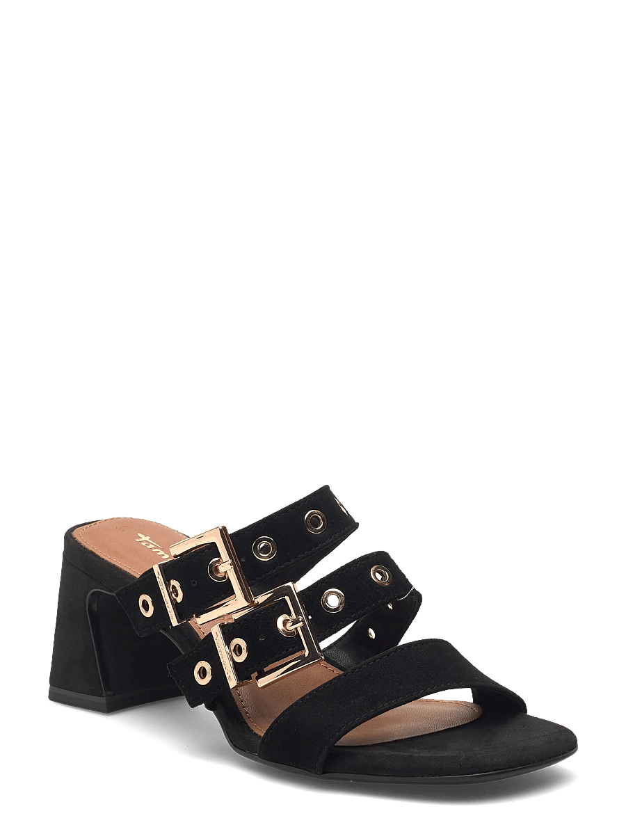Tamaris - Women Slides - pantoletten mit absatz - black - 0