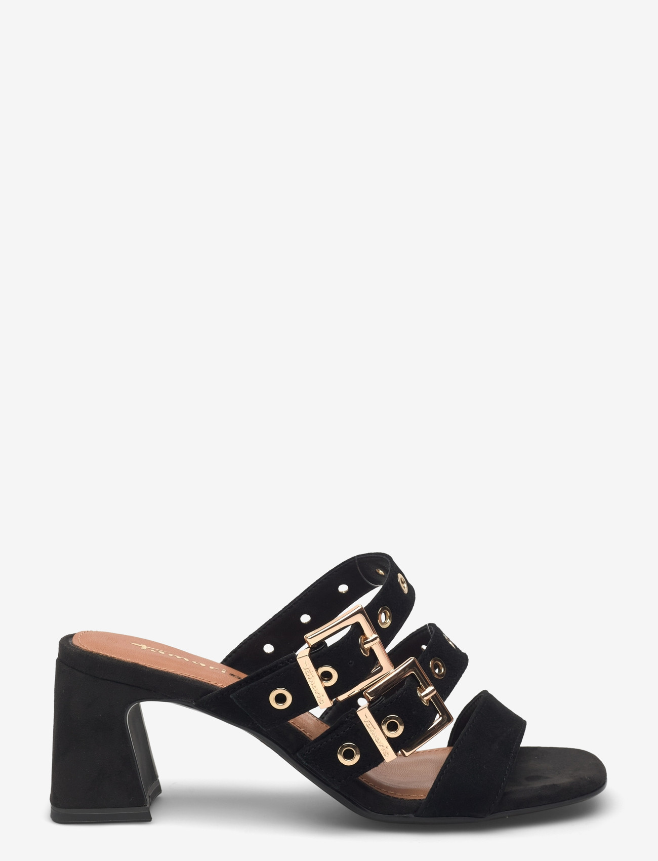 Tamaris - Women Slides - slipons med hæl - black - 1