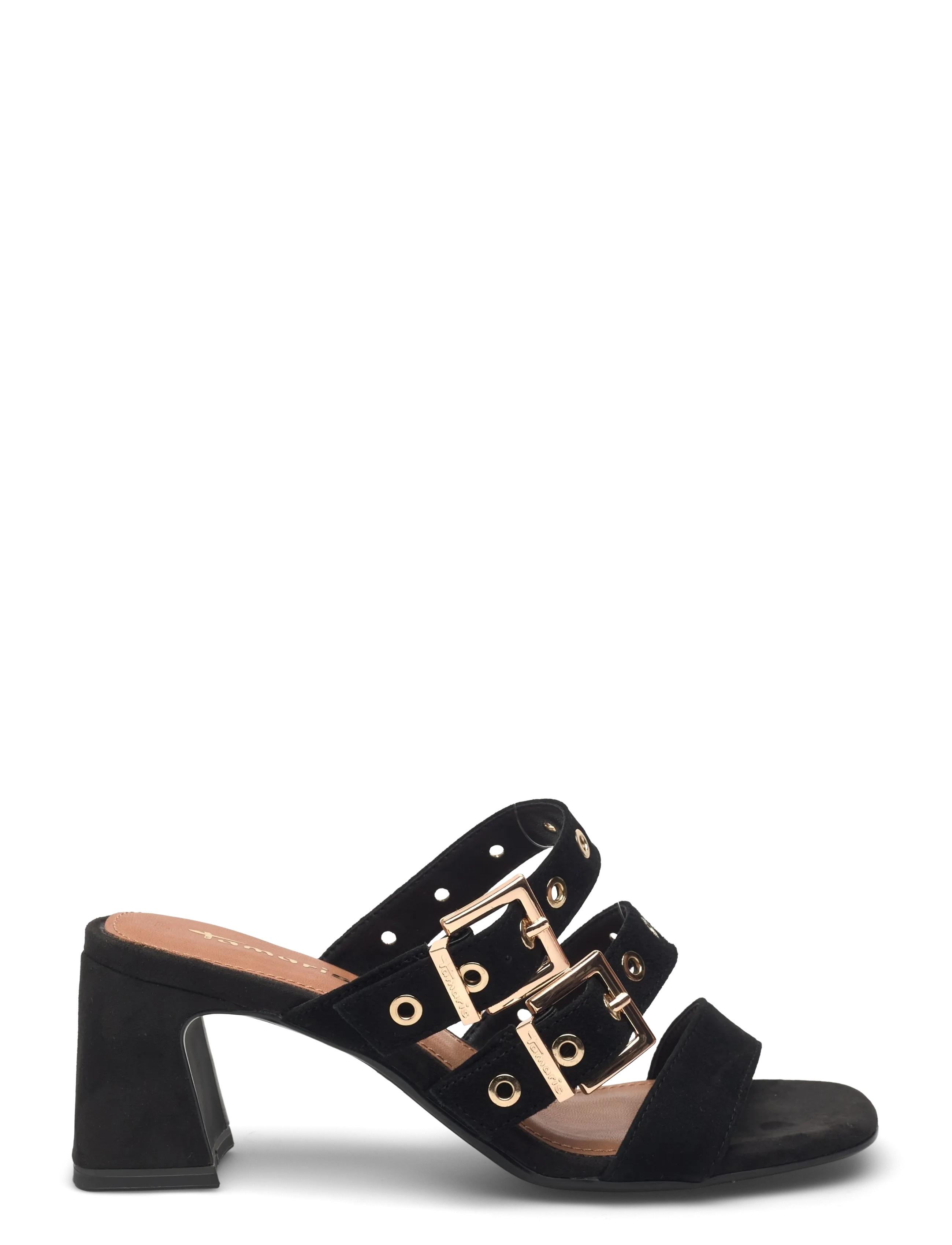 Tamaris - Women Slides - mules med klack - black - 1
