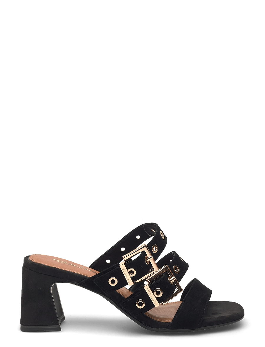 Tamaris - Women Slides - pantoletten mit absatz - black - 1