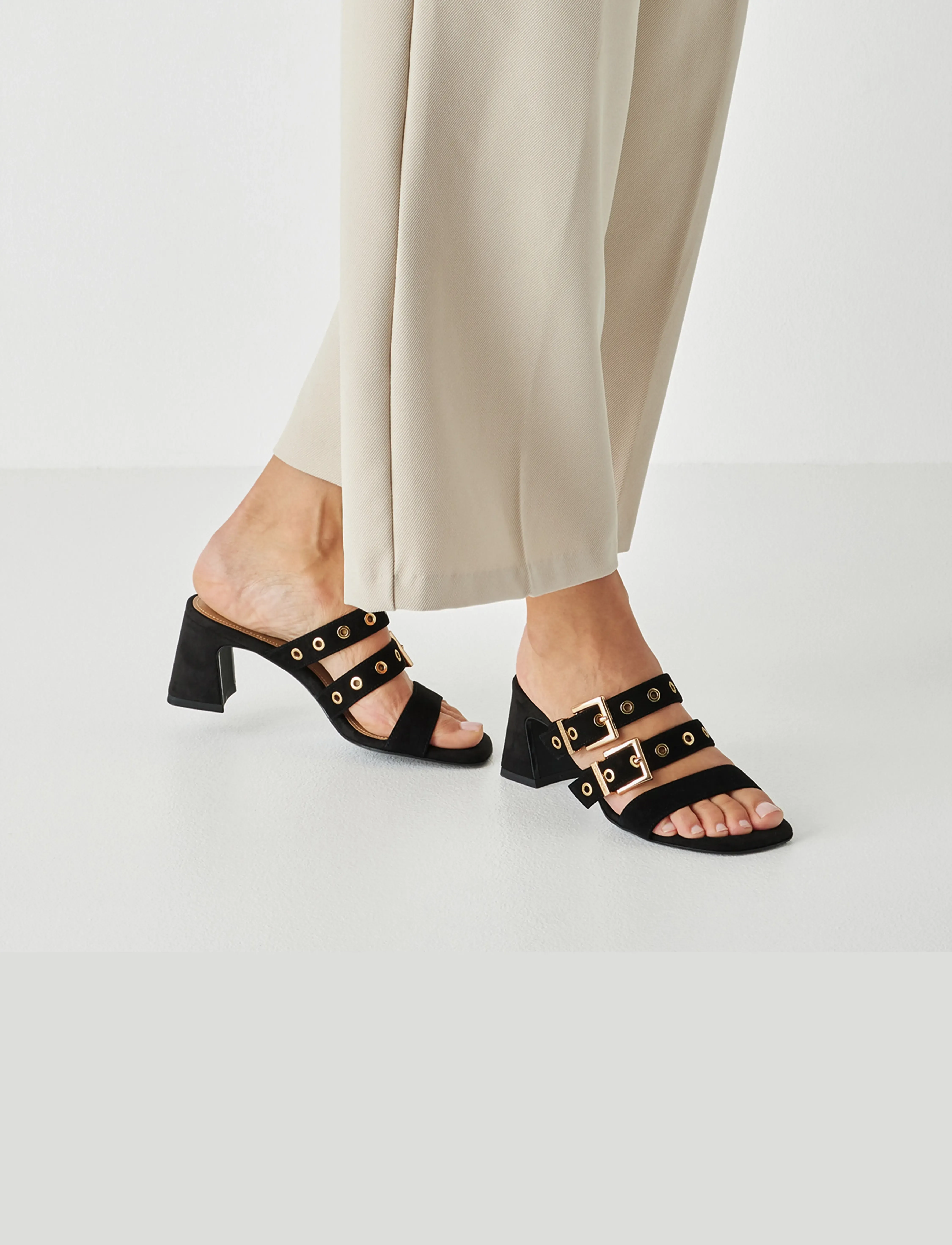 Tamaris - Women Slides - korolliset pistokkaat - black - 5