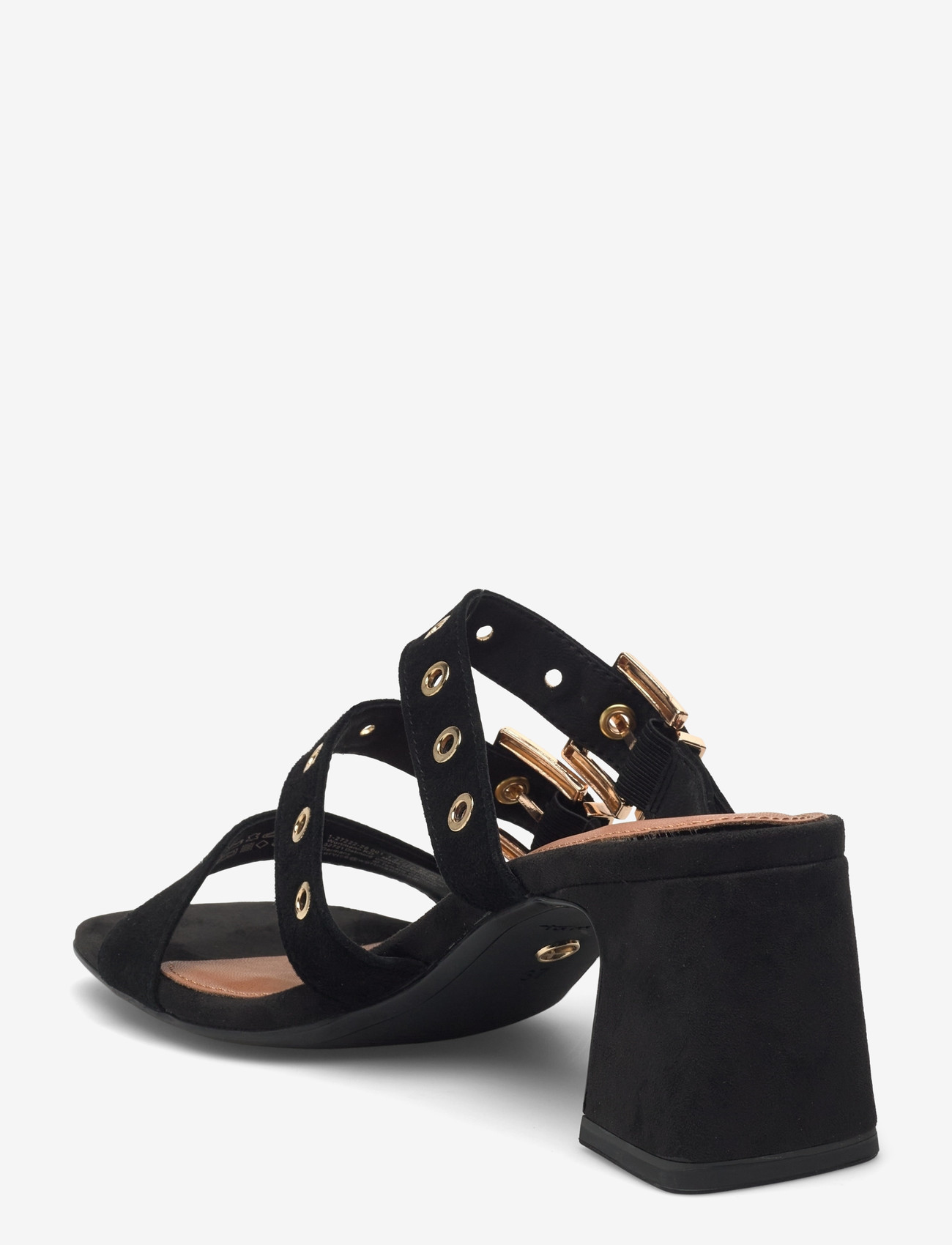 Tamaris - Women Slides - slipons med hæl - black - 2