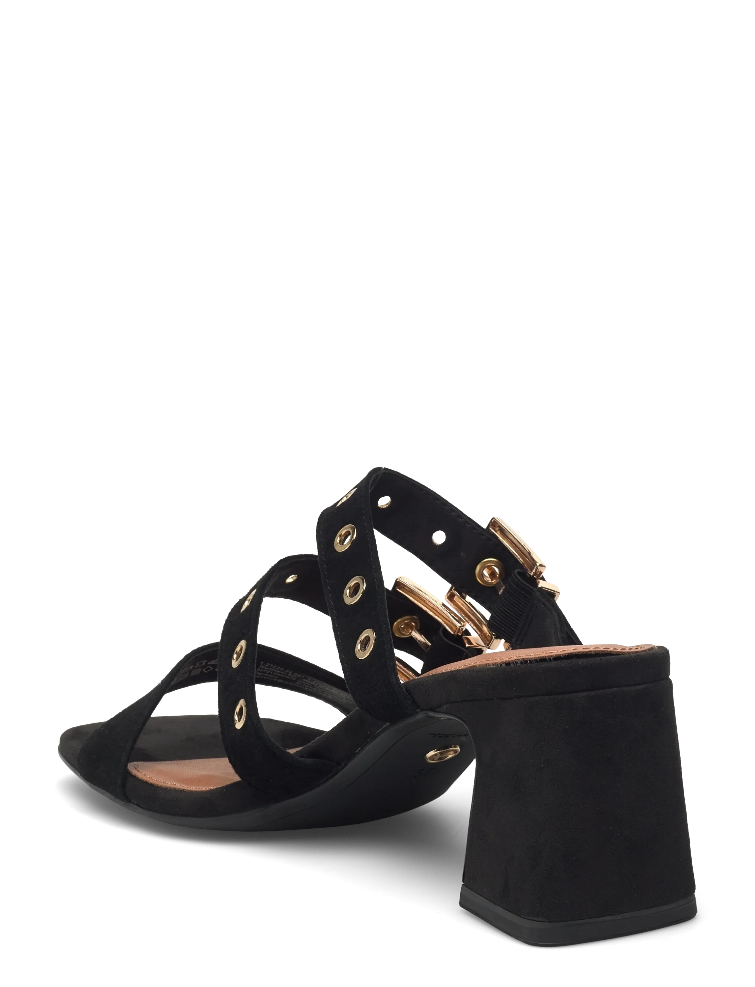Tamaris - Women Slides - mules med hæle - black - 2