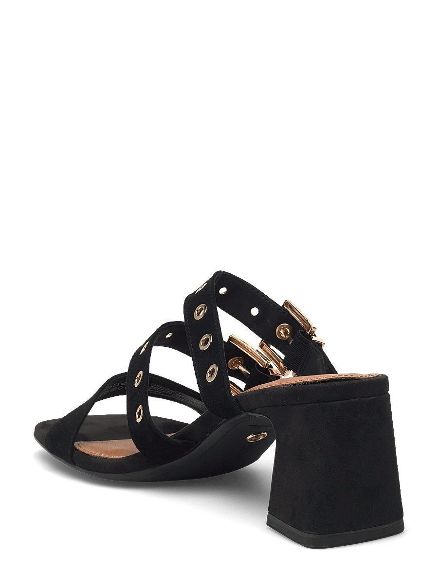 Tamaris - Women Slides - pantoletten mit absatz - black - 2