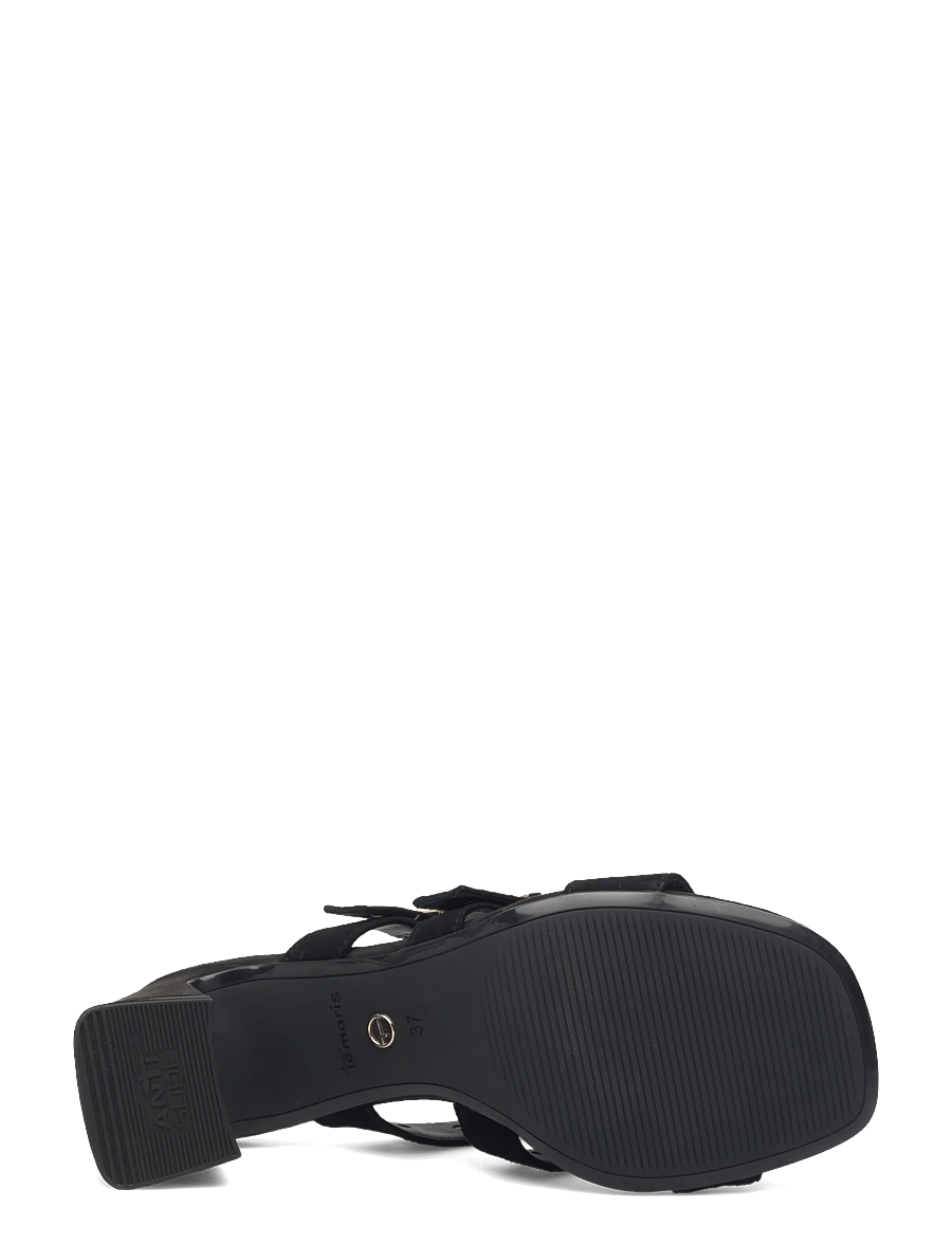 Tamaris - Women Slides - pantoletten mit absatz - black - 4