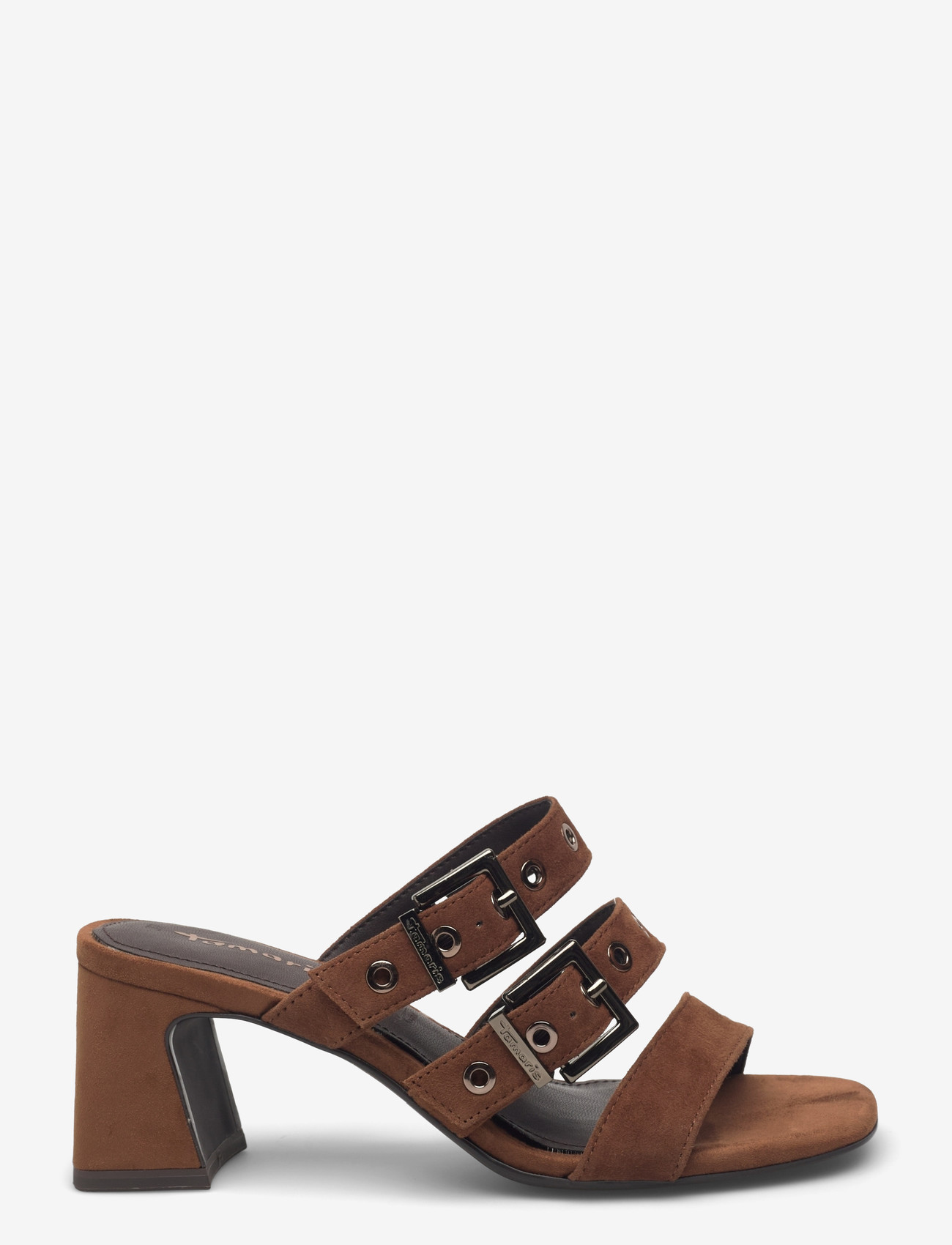 Tamaris - Women Slides - mules med hæle - cognac - 1