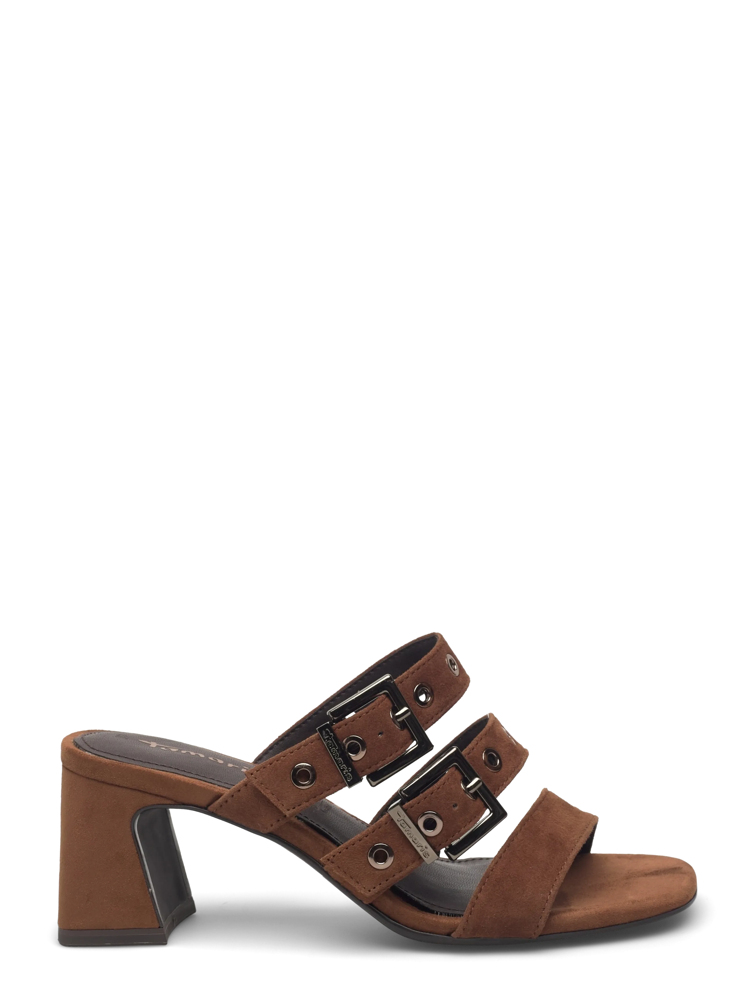 Tamaris - Women Slides - heeled mules - cognac - 1